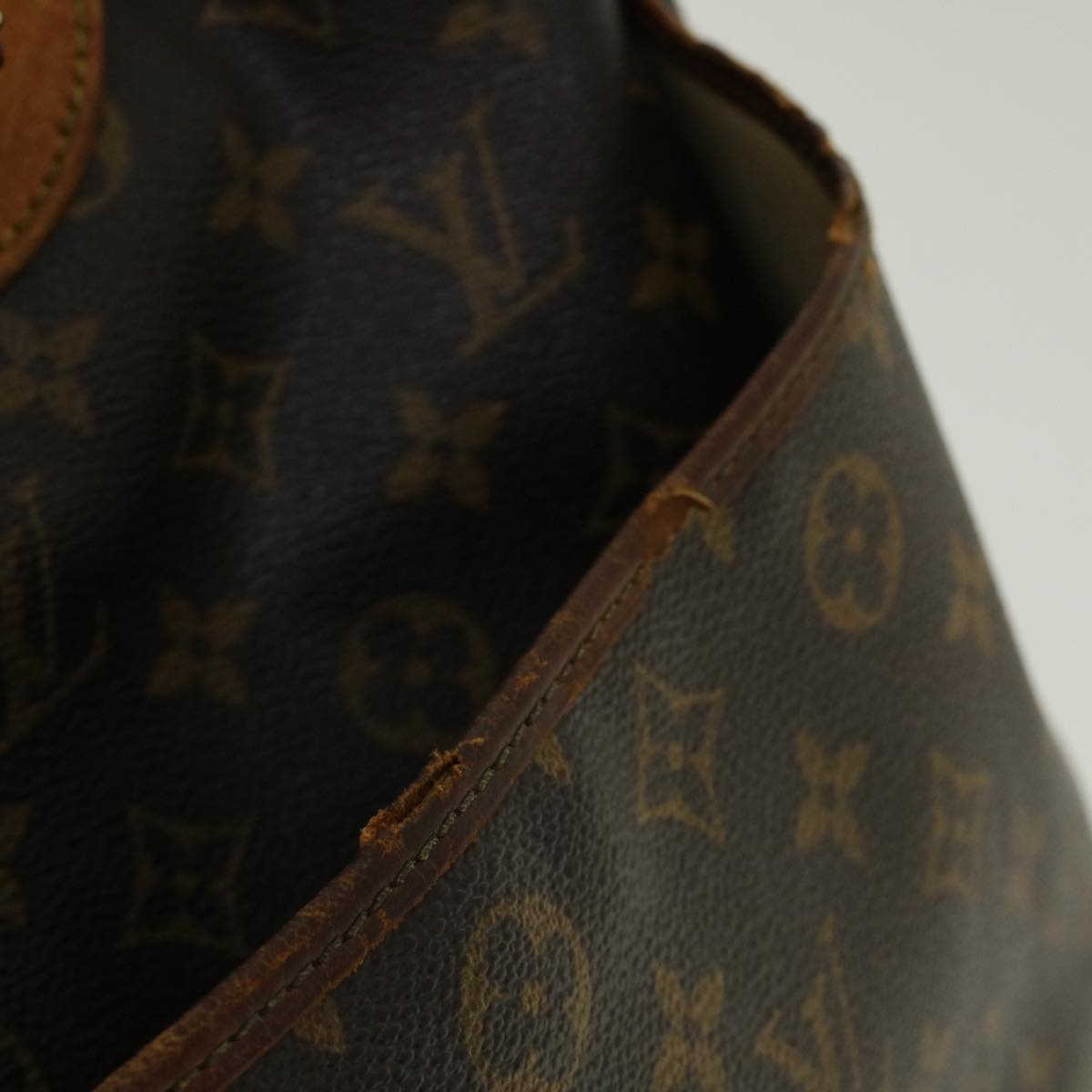 LOUIS VUITTON Monogram Deauville Hand Bag M47270 LV Auth 41073