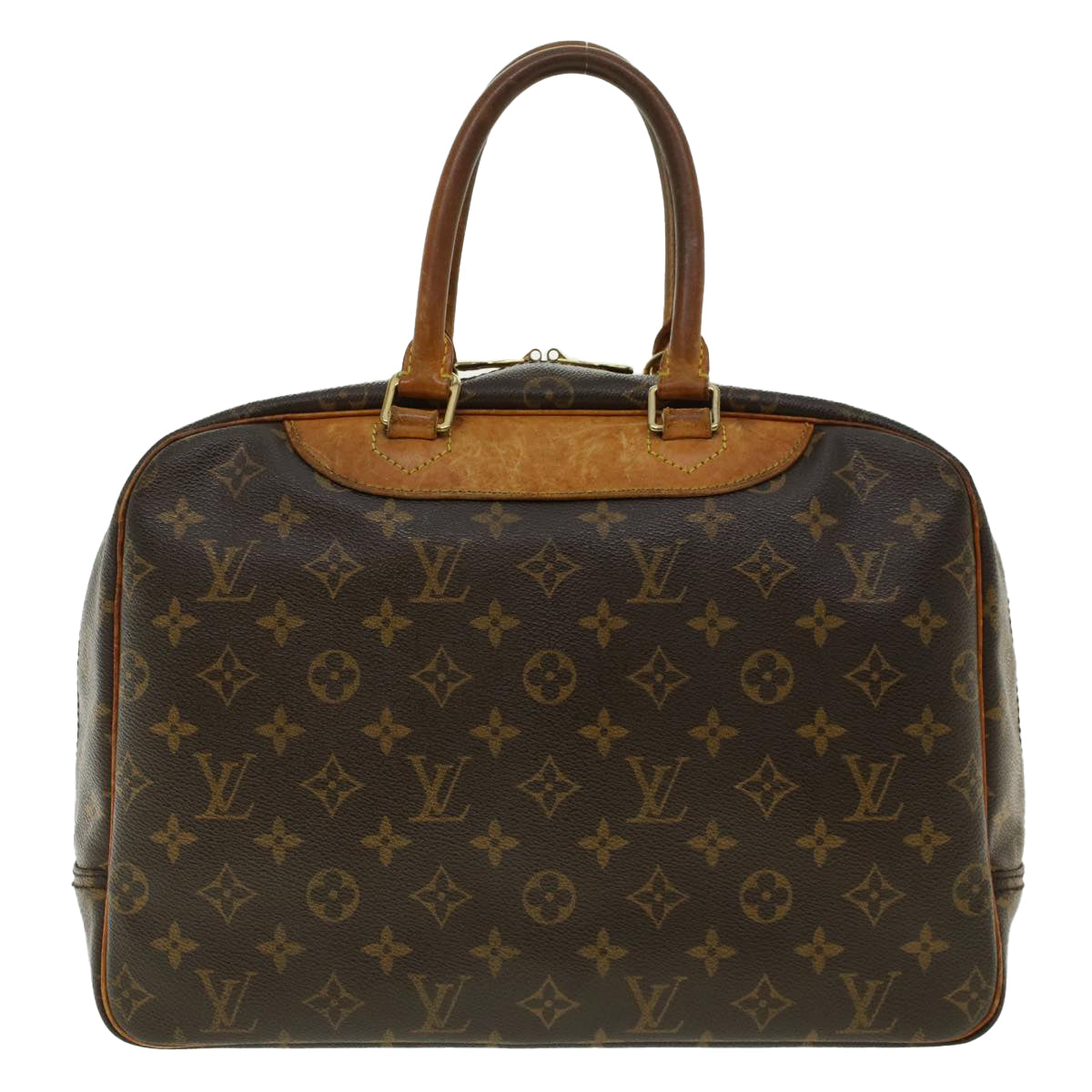 LOUIS VUITTON Monogram Deauville Hand Bag M47270 LV Auth 41073