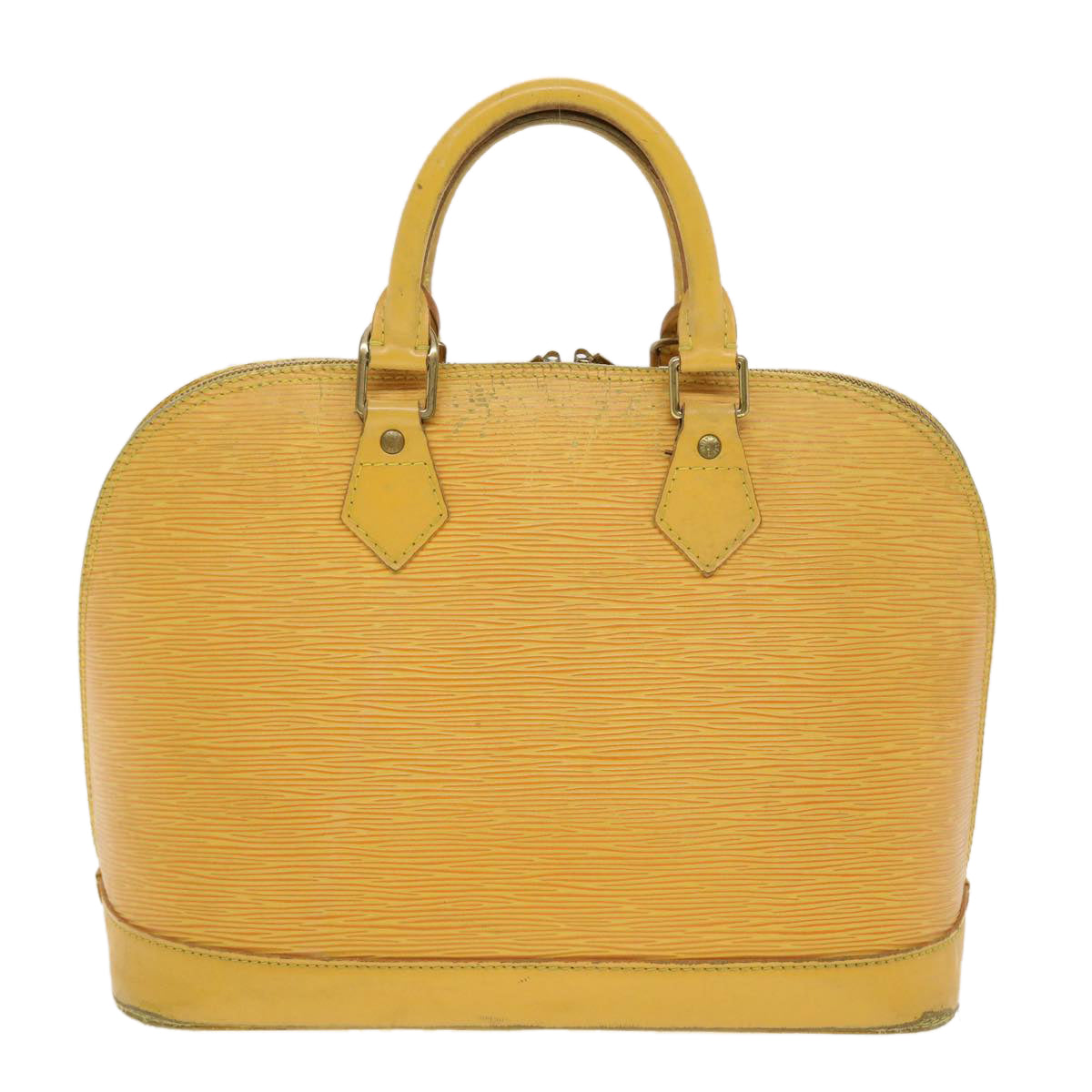 LOUIS VUITTON Epi Alma Hand Bag Tassili Yellow M52149 LV Auth 41074