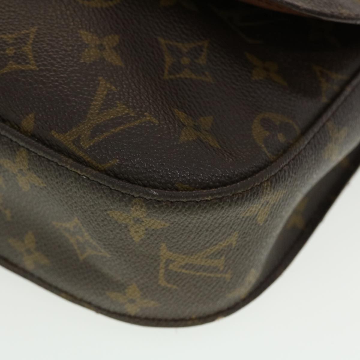 LOUIS VUITTON Monogram Saint Cloud GM Shoulder Bag M51242 LV Auth 41083