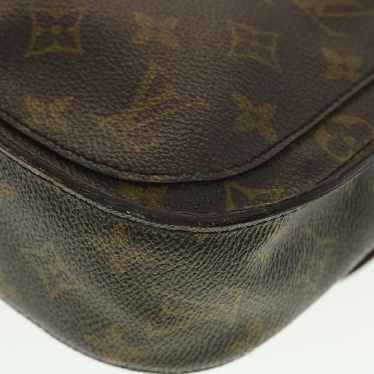 LOUIS VUITTON Monogram Saint Cloud GM Shoulder Bag M51242 LV Auth 41083