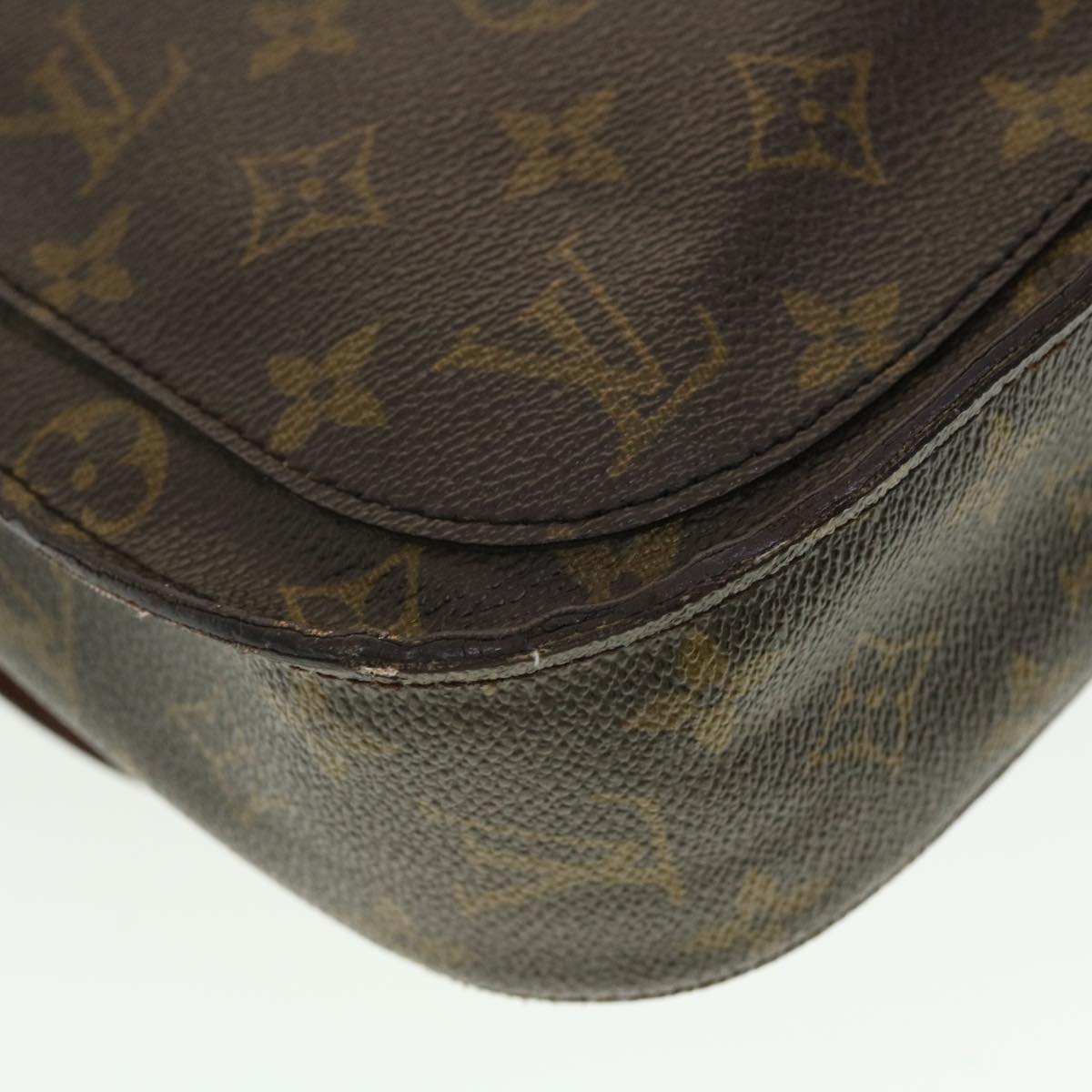 LOUIS VUITTON Monogram Saint Cloud GM Shoulder Bag M51242 LV Auth 41083