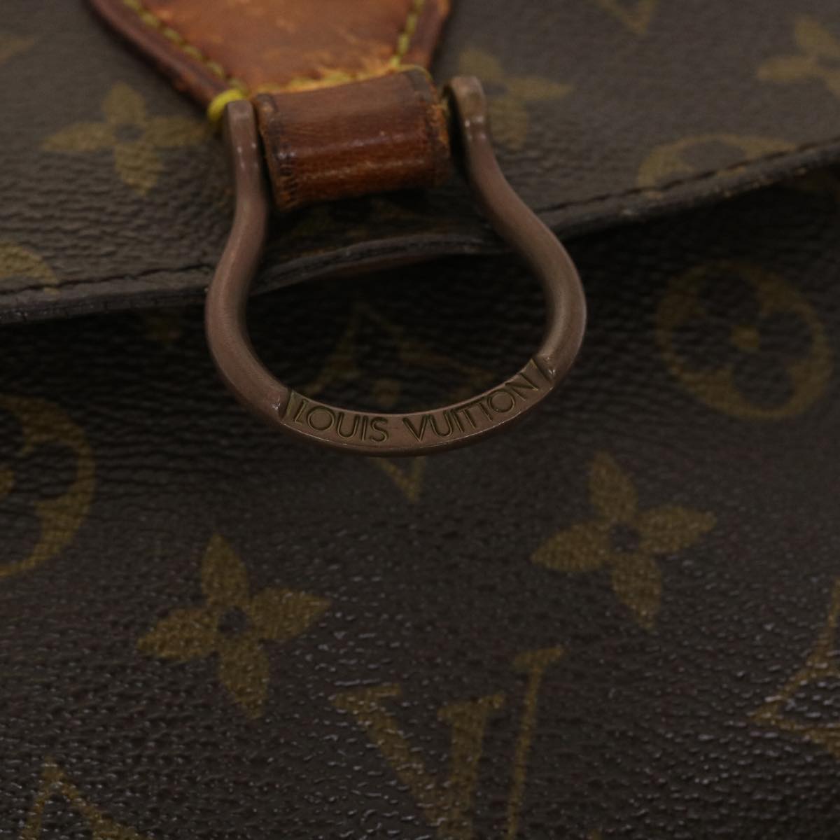 LOUIS VUITTON Monogram Saint Cloud GM Shoulder Bag M51242 LV Auth 41083