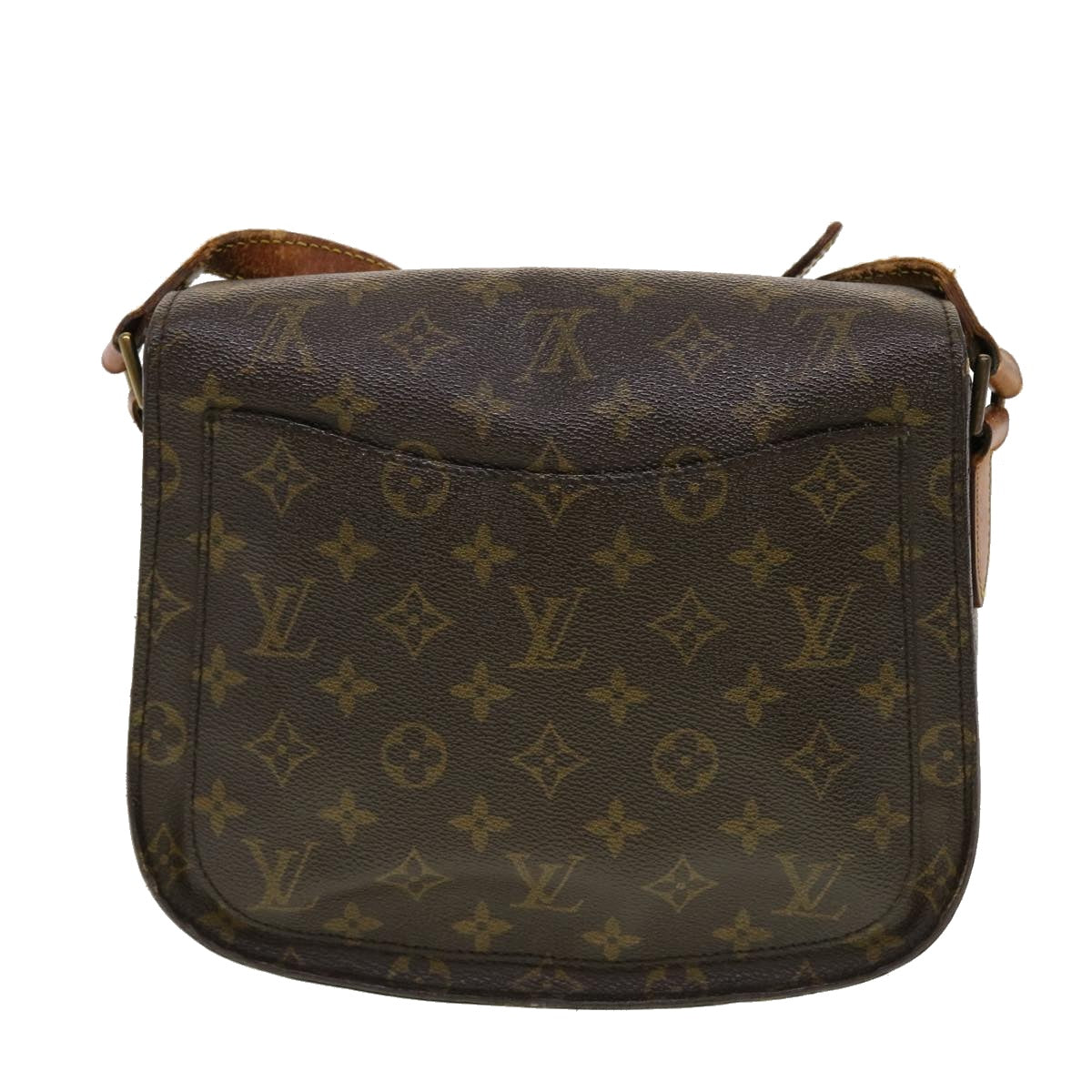 LOUIS VUITTON Monogram Saint Cloud GM Shoulder Bag M51242 LV Auth 41083