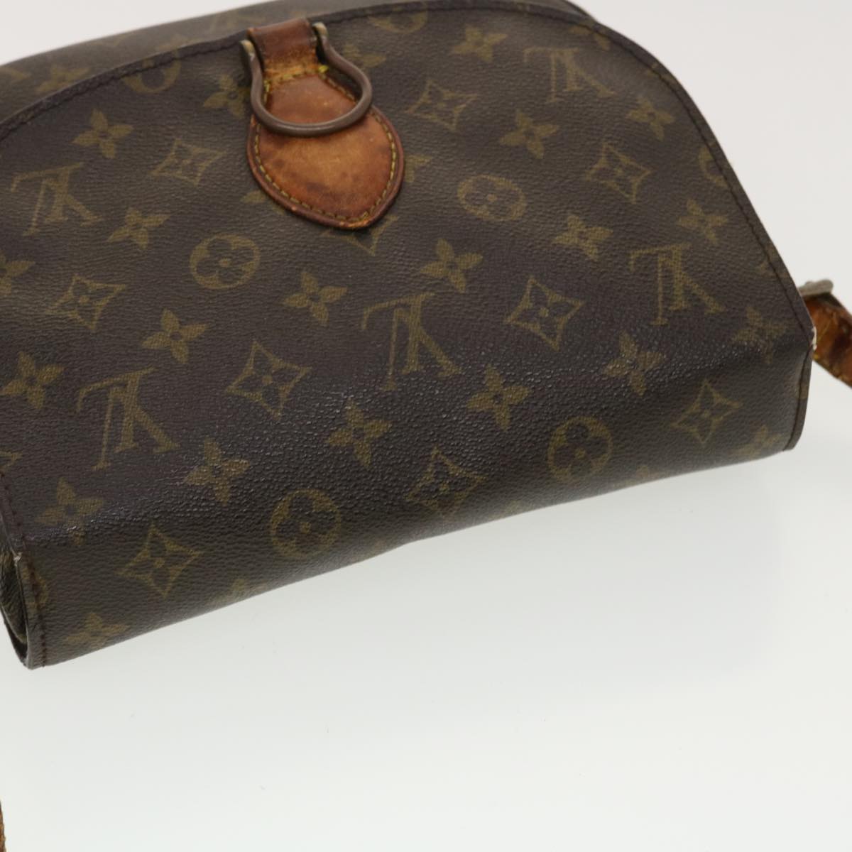 LOUIS VUITTON Monogram Saint Cloud GM Shoulder Bag M51242 LV Auth 41083