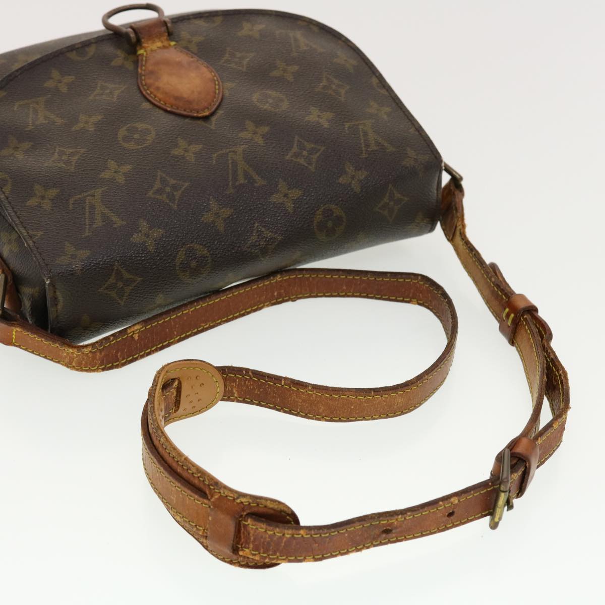 LOUIS VUITTON Monogram Saint Cloud GM Shoulder Bag M51242 LV Auth 41083