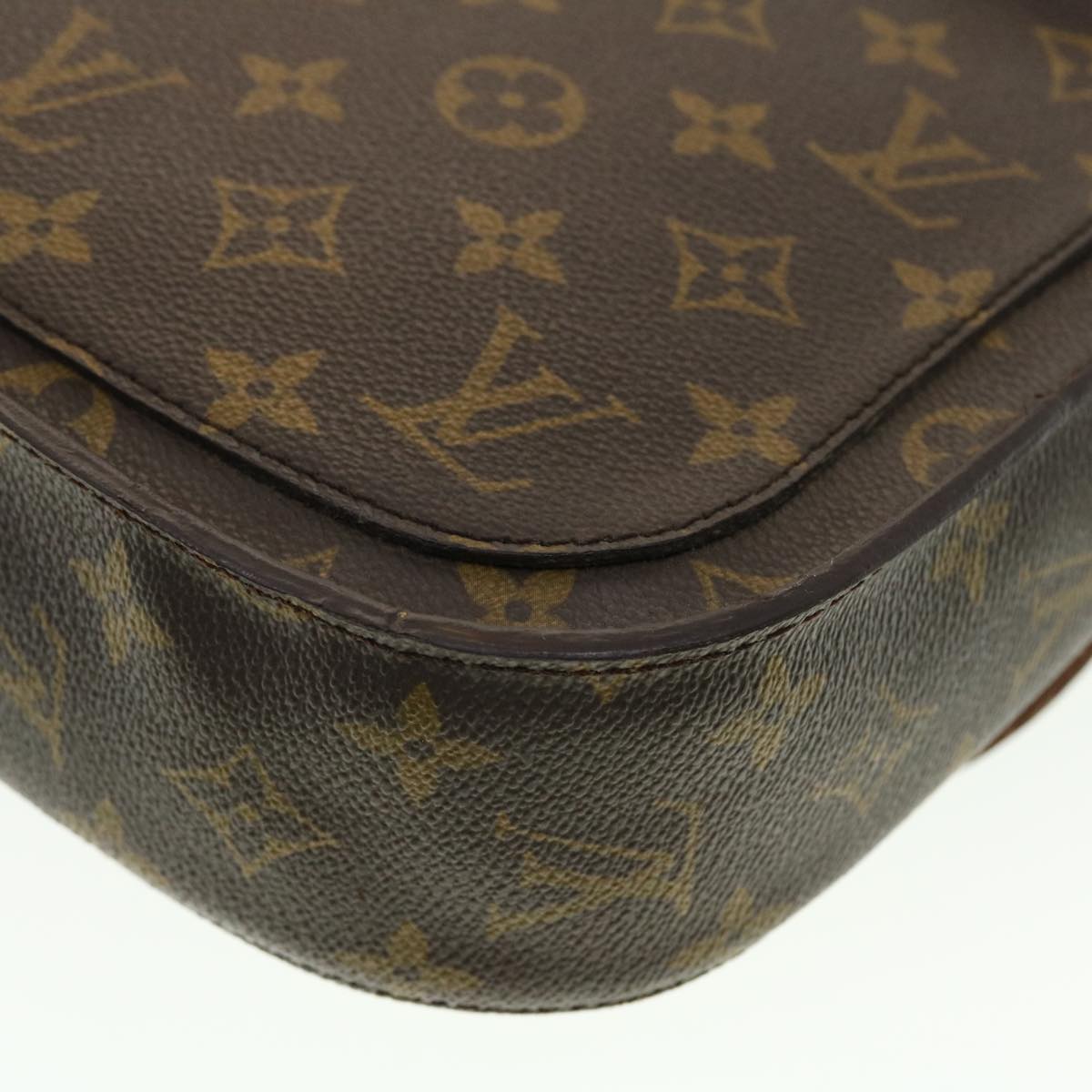 LOUIS VUITTON Monogram Saint Cloud GM Shoulder Bag M51242 LV Auth 41087