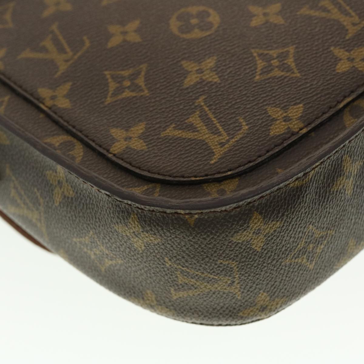 LOUIS VUITTON Monogram Saint Cloud GM Shoulder Bag M51242 LV Auth 41087