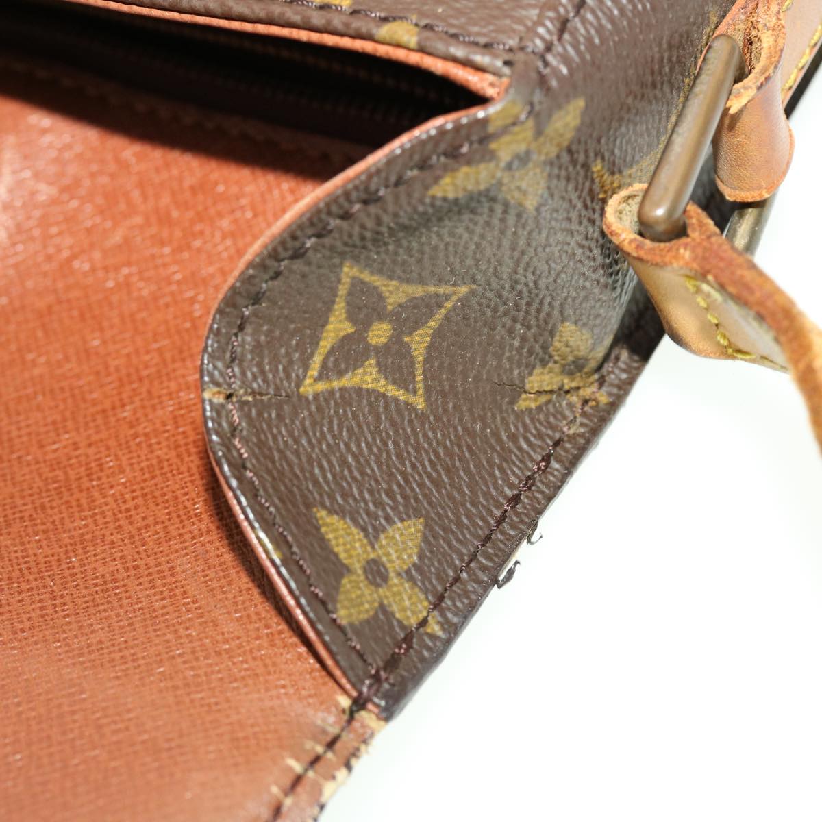 LOUIS VUITTON Monogram Saint Cloud GM Shoulder Bag M51242 LV Auth 41087