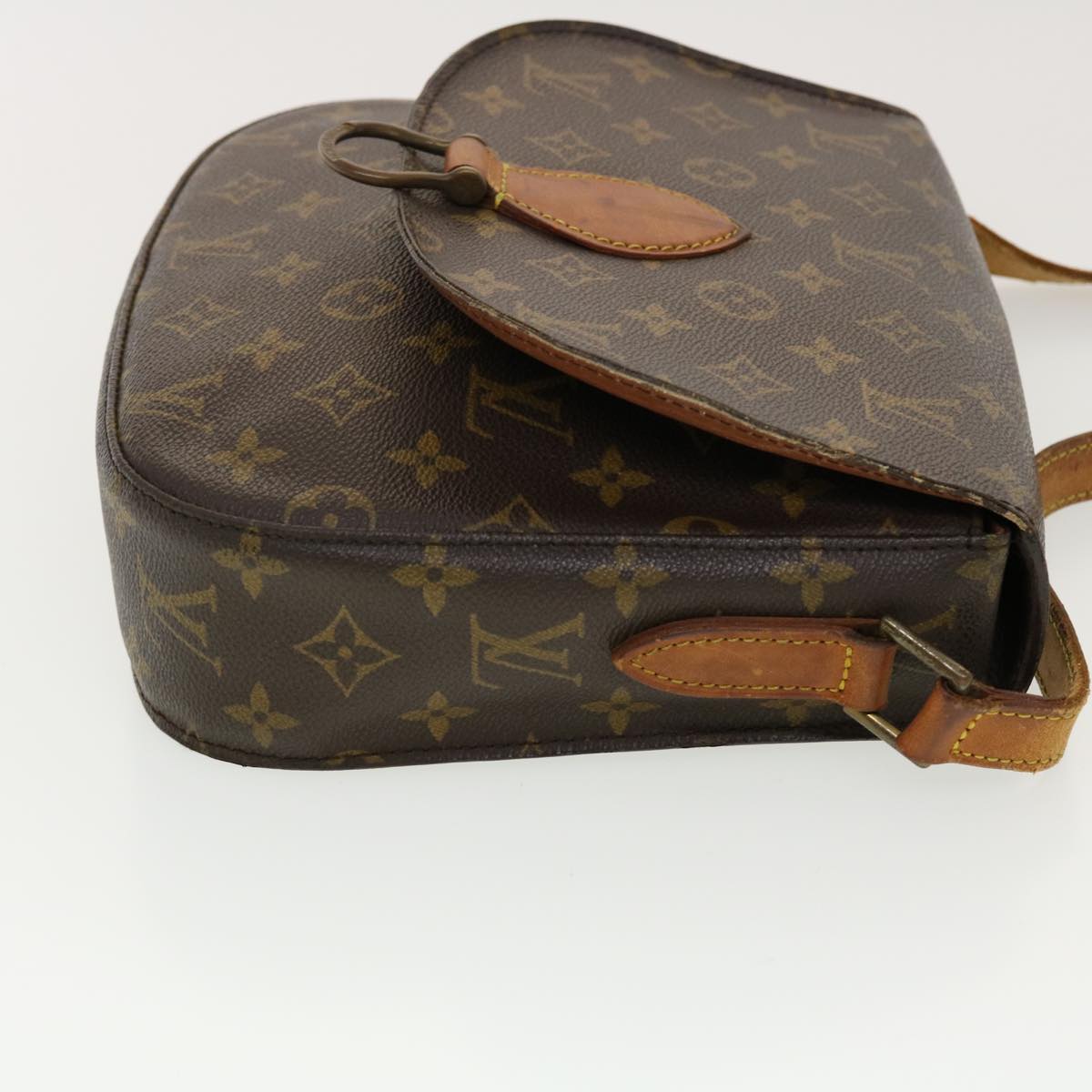 LOUIS VUITTON Monogram Saint Cloud GM Shoulder Bag M51242 LV Auth 41087