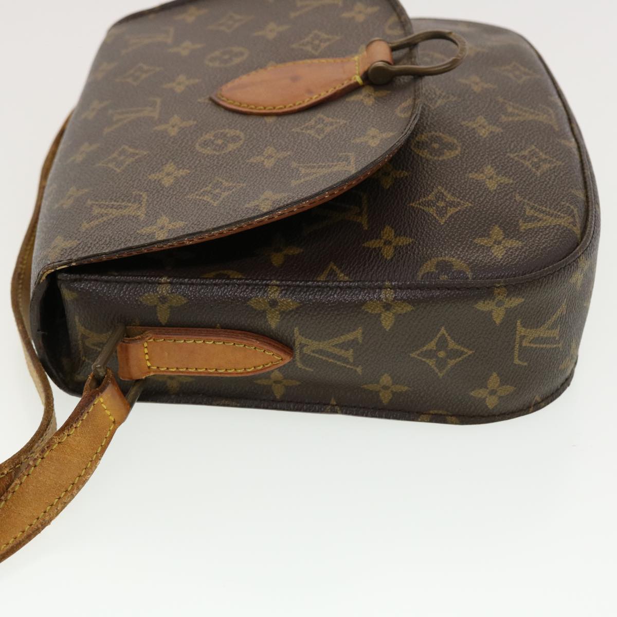 LOUIS VUITTON Monogram Saint Cloud GM Shoulder Bag M51242 LV Auth 41087