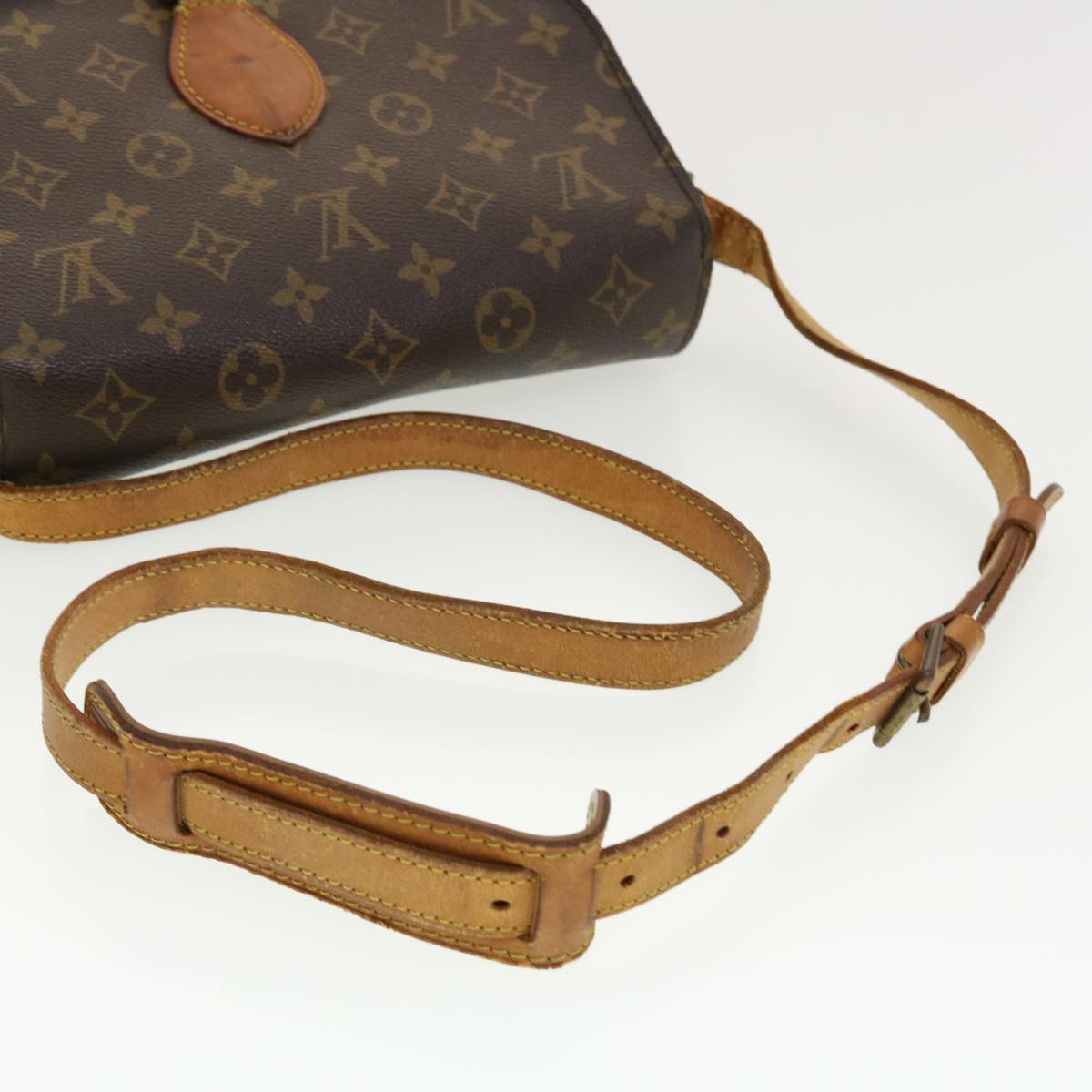 LOUIS VUITTON Monogram Saint Cloud GM Shoulder Bag M51242 LV Auth 41087