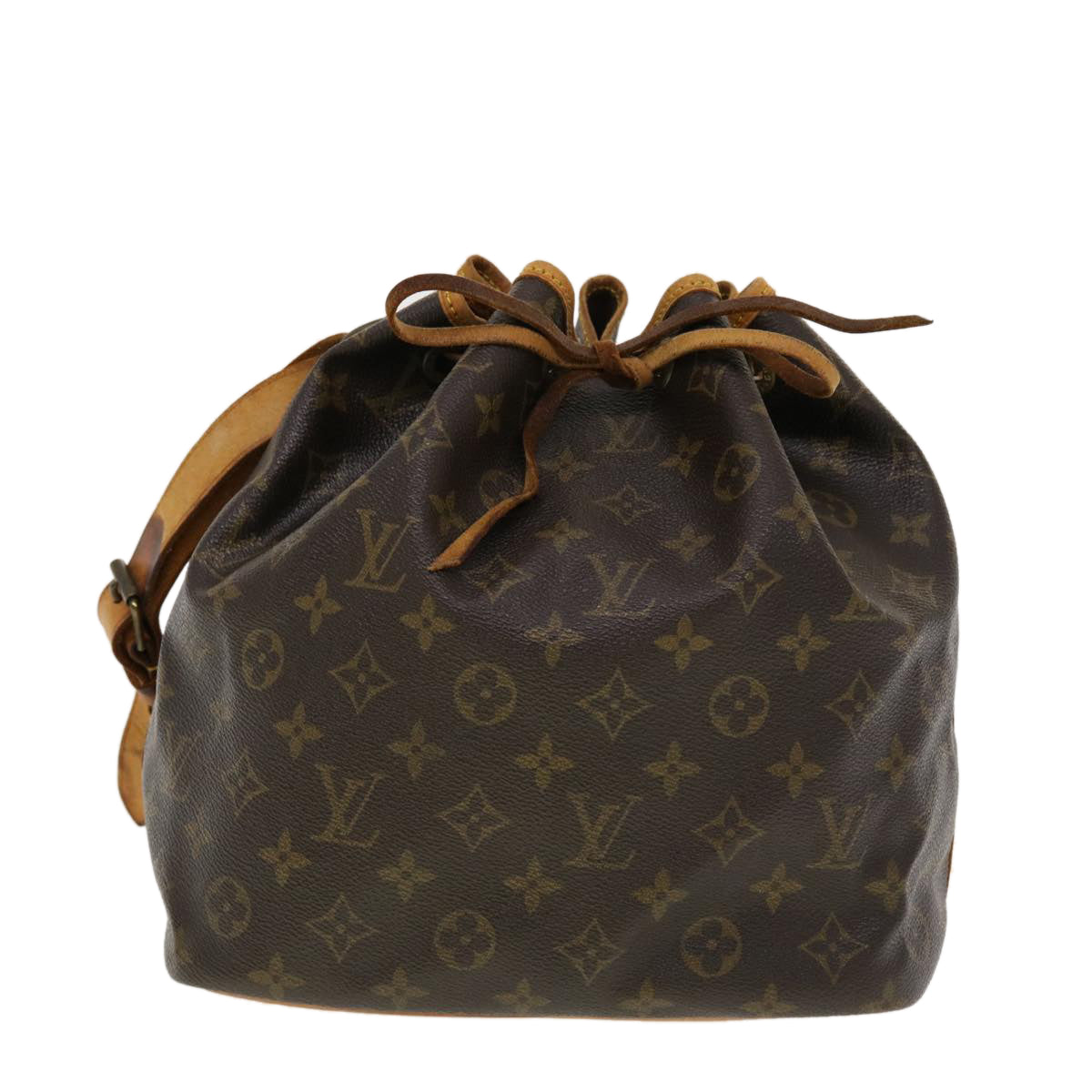 LOUIS VUITTON Monogram Petit Noe Shoulder Bag M42226 LV Auth 41088