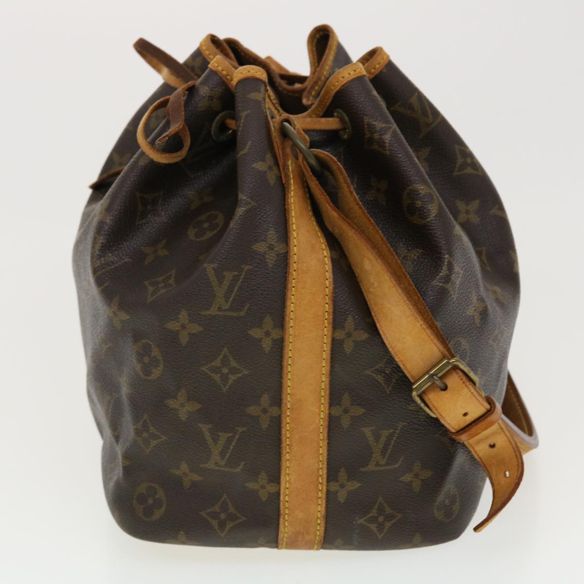 LOUIS VUITTON Monogram Petit Noe Shoulder Bag M42226 LV Auth 41088