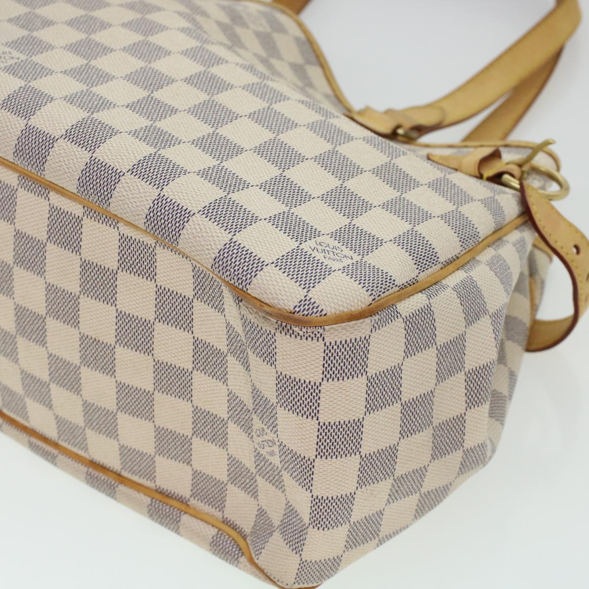 LOUIS VUITTON Damier Azur Batignolles Horizontal Tote Bag N48172 LV Auth 41106