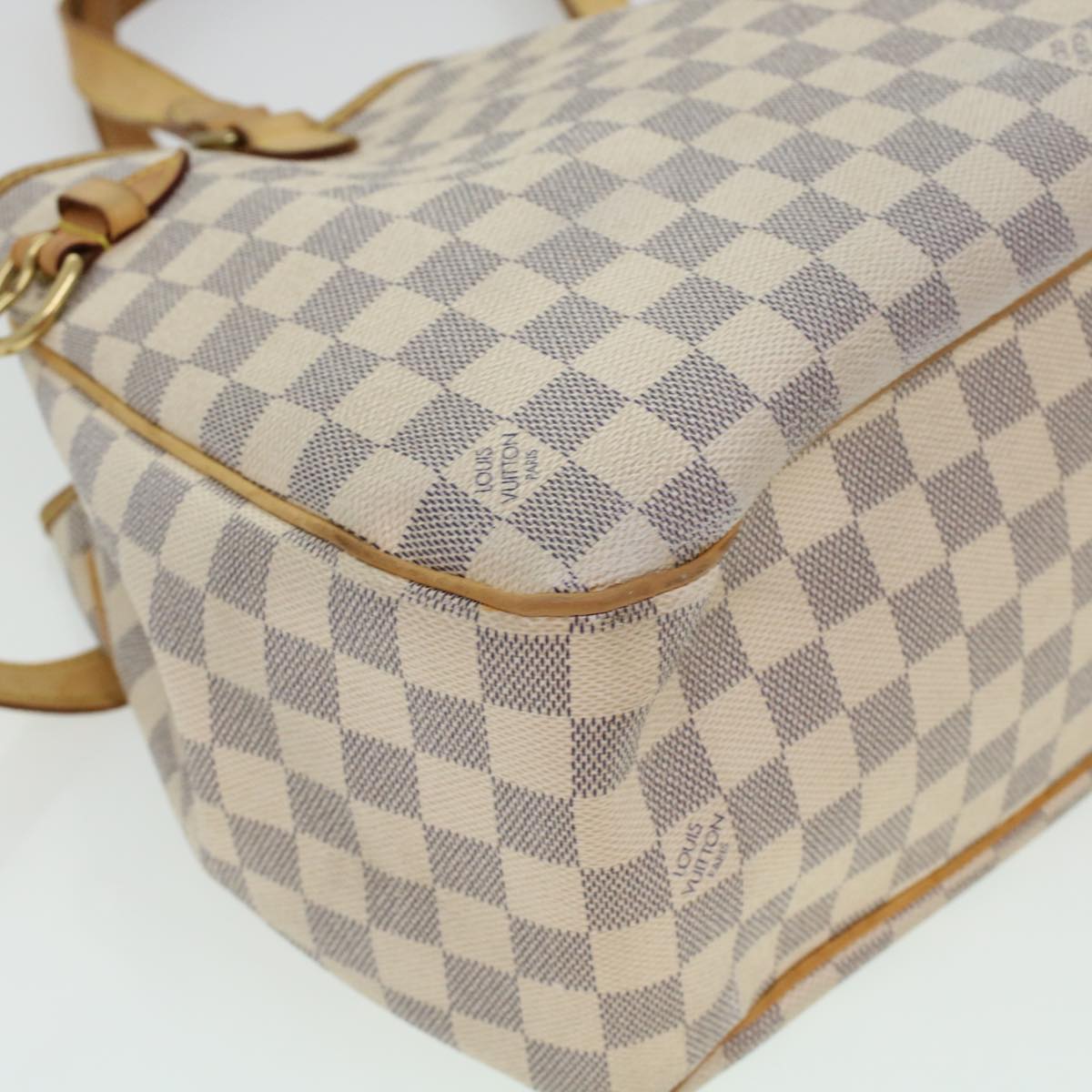 LOUIS VUITTON Damier Azur Batignolles Horizontal Tote Bag N48172 LV Auth 41106