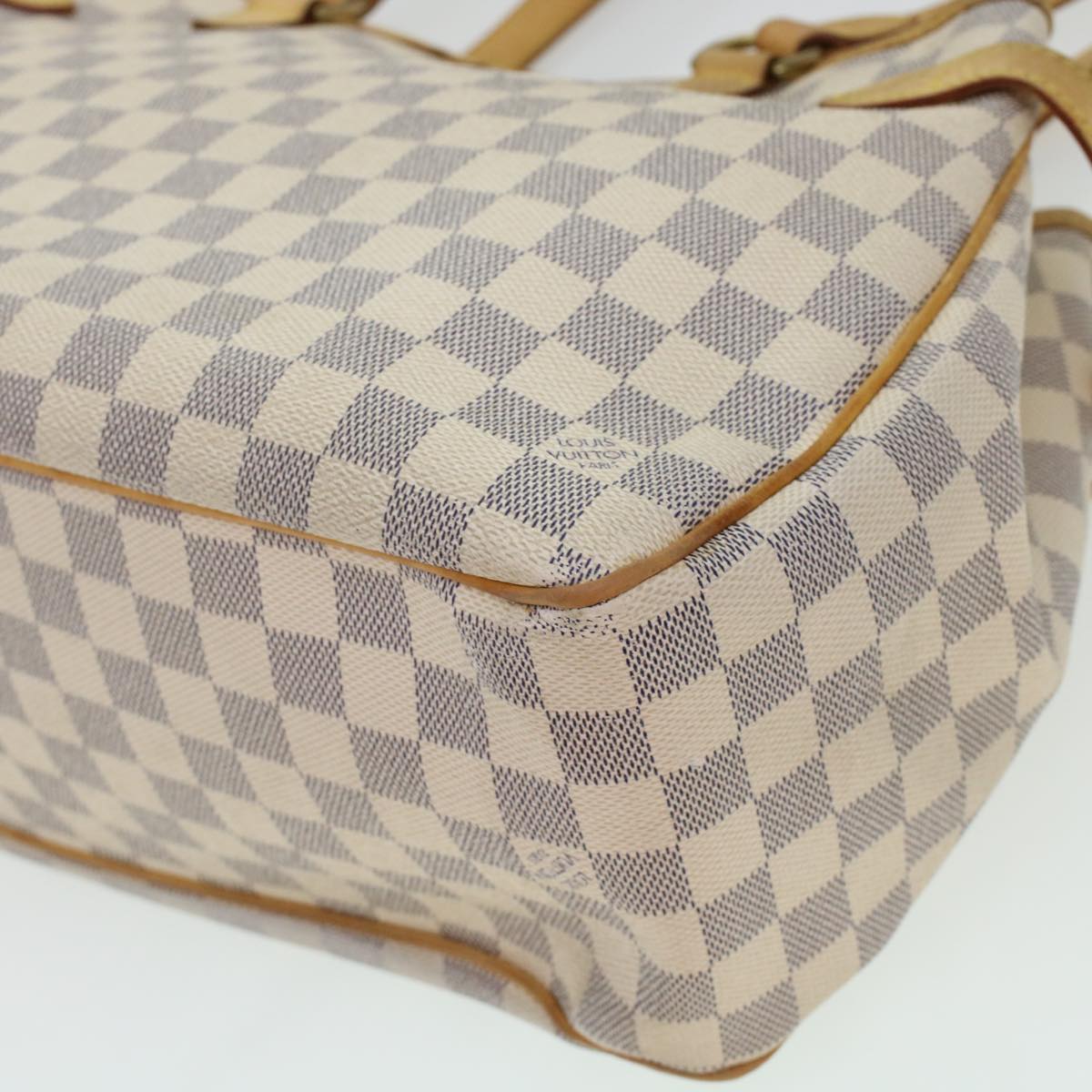 LOUIS VUITTON Damier Azur Batignolles Horizontal Tote Bag N48172 LV Auth 41106