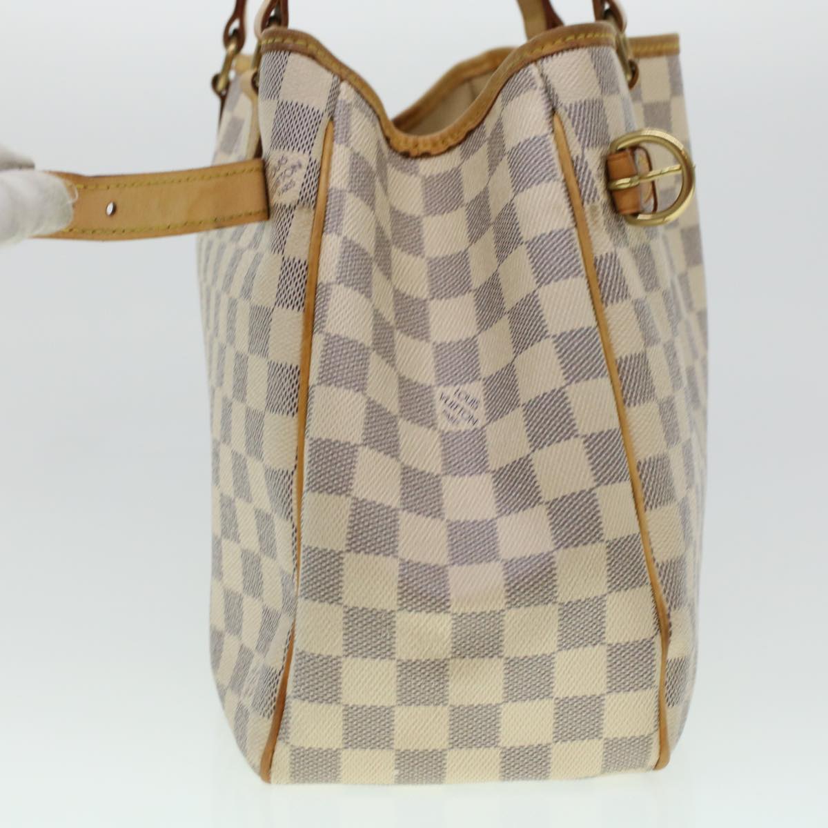 LOUIS VUITTON Damier Azur Batignolles Horizontal Tote Bag N48172 LV Auth 41106