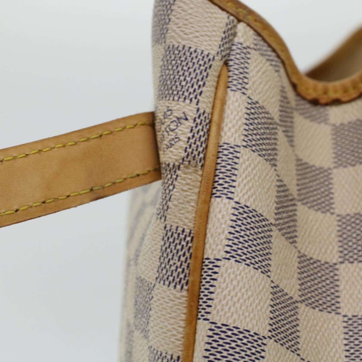 LOUIS VUITTON Damier Azur Batignolles Horizontal Tote Bag N48172 LV Auth 41106