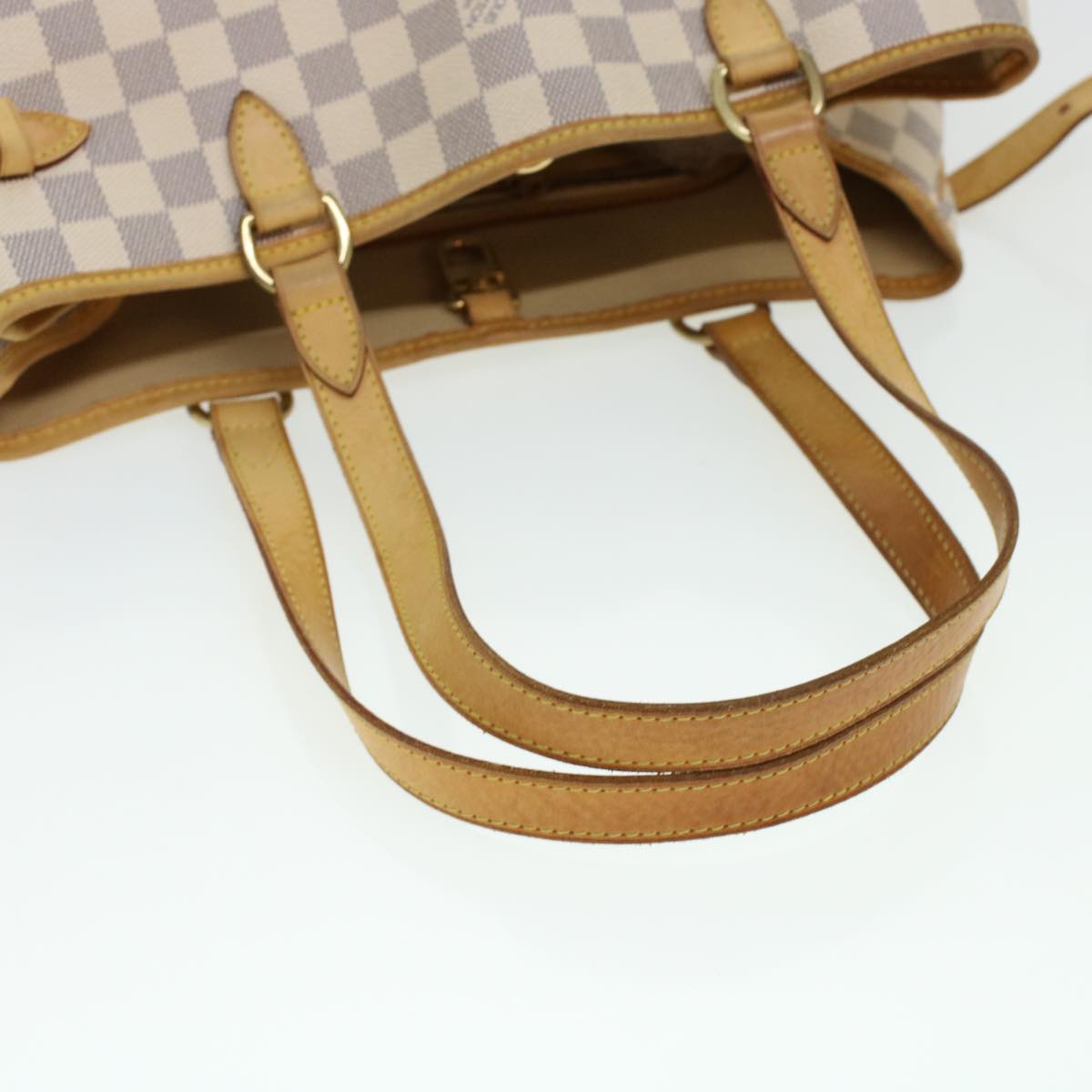 LOUIS VUITTON Damier Azur Batignolles Horizontal Tote Bag N48172 LV Auth 41106