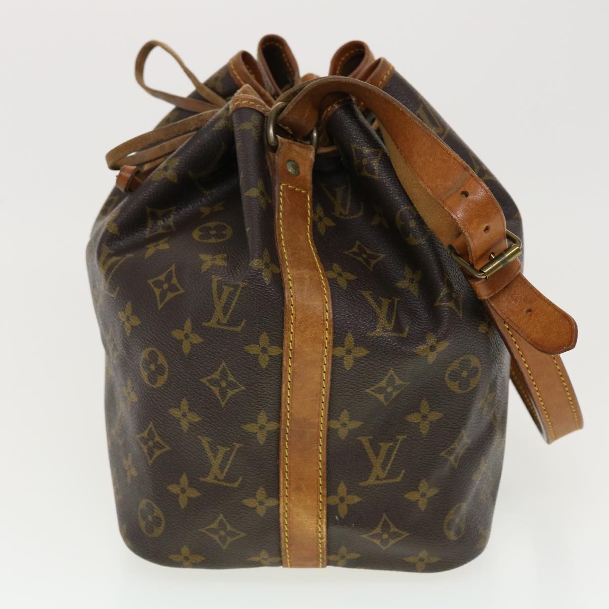 LOUIS VUITTON Monogram Petit Noe Shoulder Bag M42226 LV Auth 41117