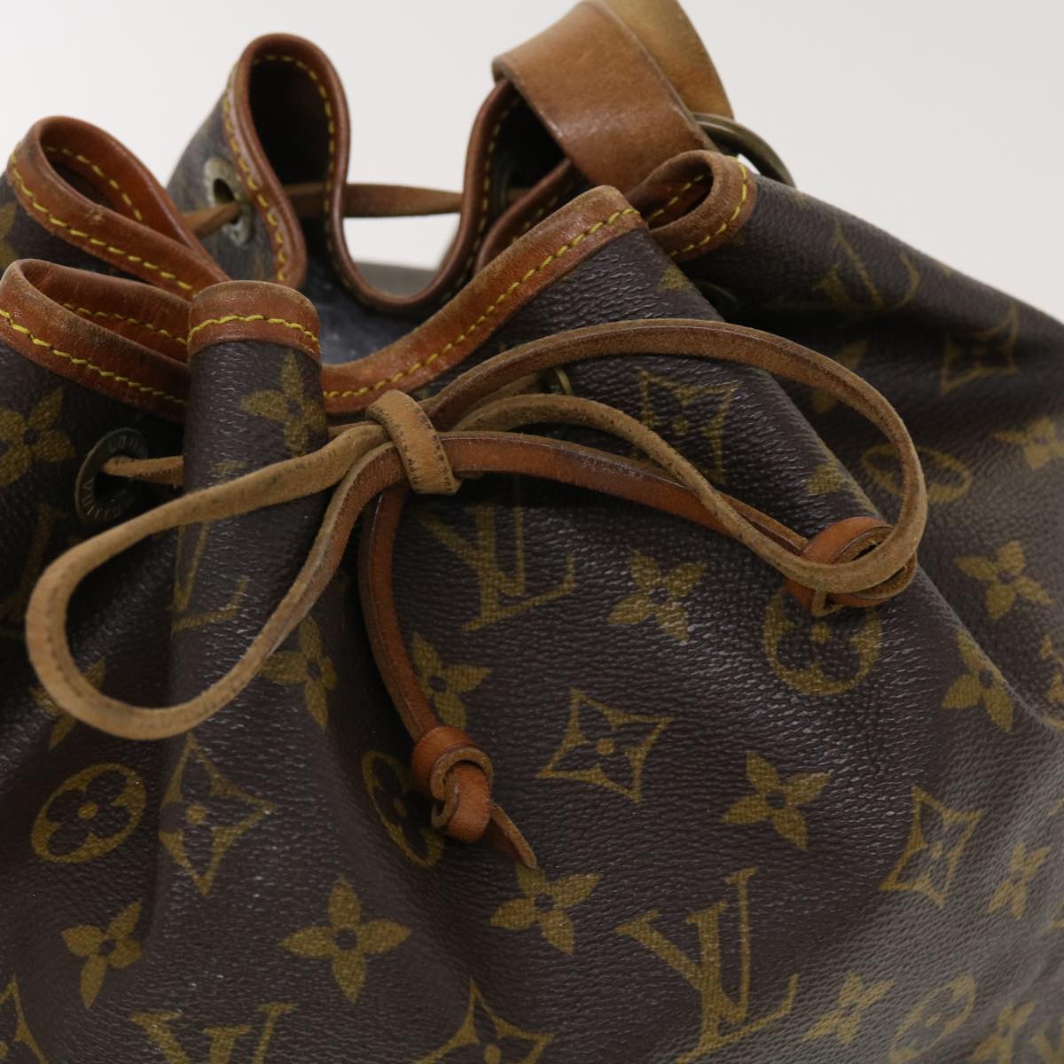 LOUIS VUITTON Monogram Petit Noe Shoulder Bag M42226 LV Auth 41117