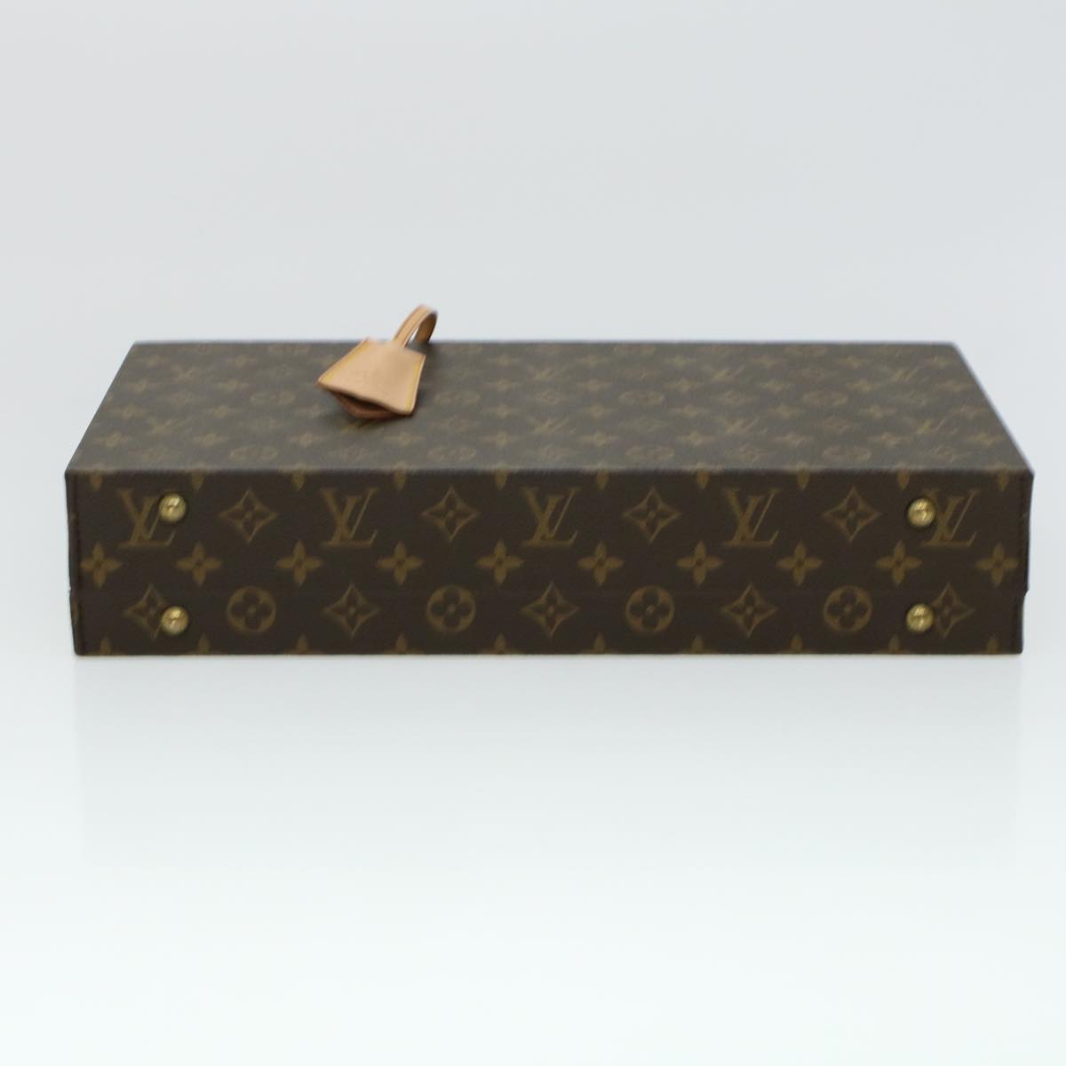 LOUIS VUITTON Monogram Casino Case Playing Cards Cube Game Dice SPO Auth 41140A