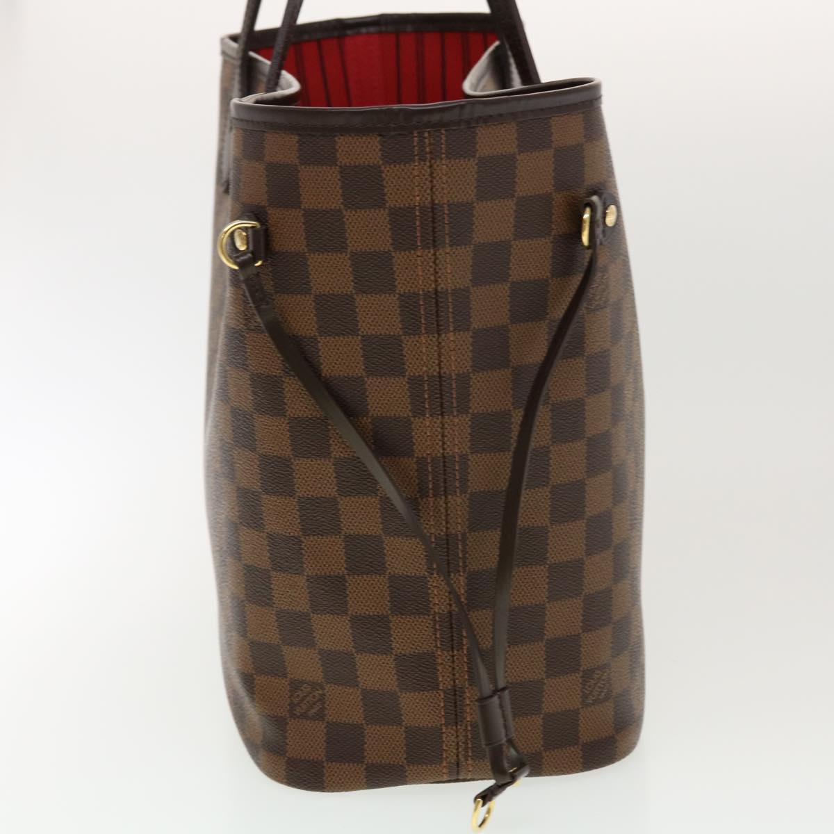 LOUIS VUITTON Damier Ebene Neverfull MM Tote Bag N51105 LV Auth 41150A