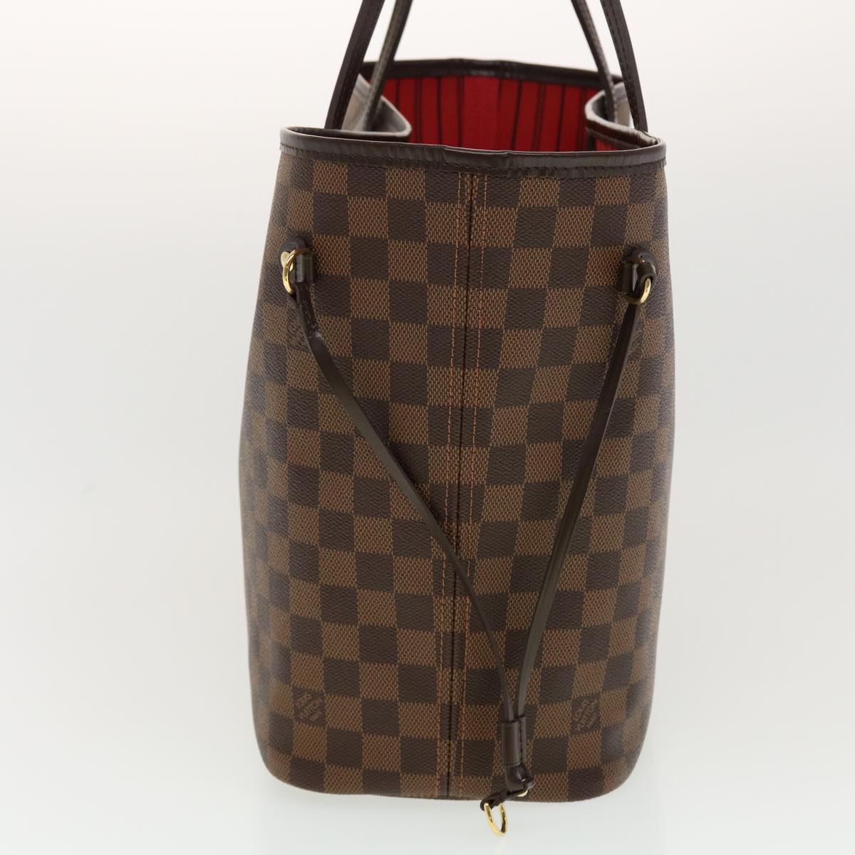 LOUIS VUITTON Damier Ebene Neverfull MM Tote Bag N51105 LV Auth 41150A