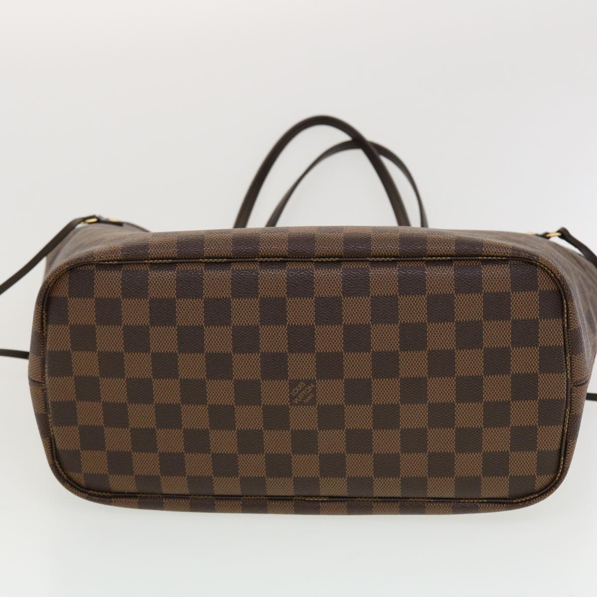 LOUIS VUITTON Damier Ebene Neverfull MM Tote Bag N51105 LV Auth 41150A