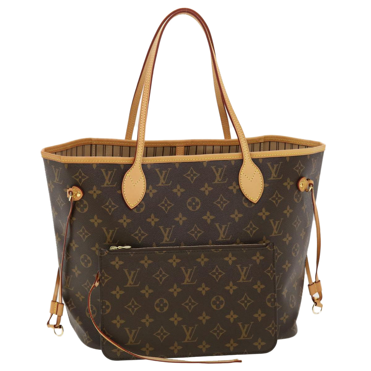 LOUIS VUITTON Monogram Neverfull MM Tote Bag M40156 LV Auth 41151A