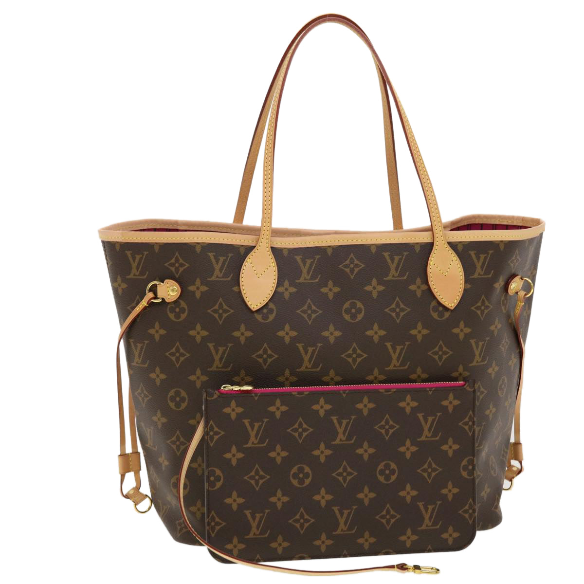 LOUIS VUITTON Monogram Neverfull MM Tote Bag M40156 LV Auth 41153A