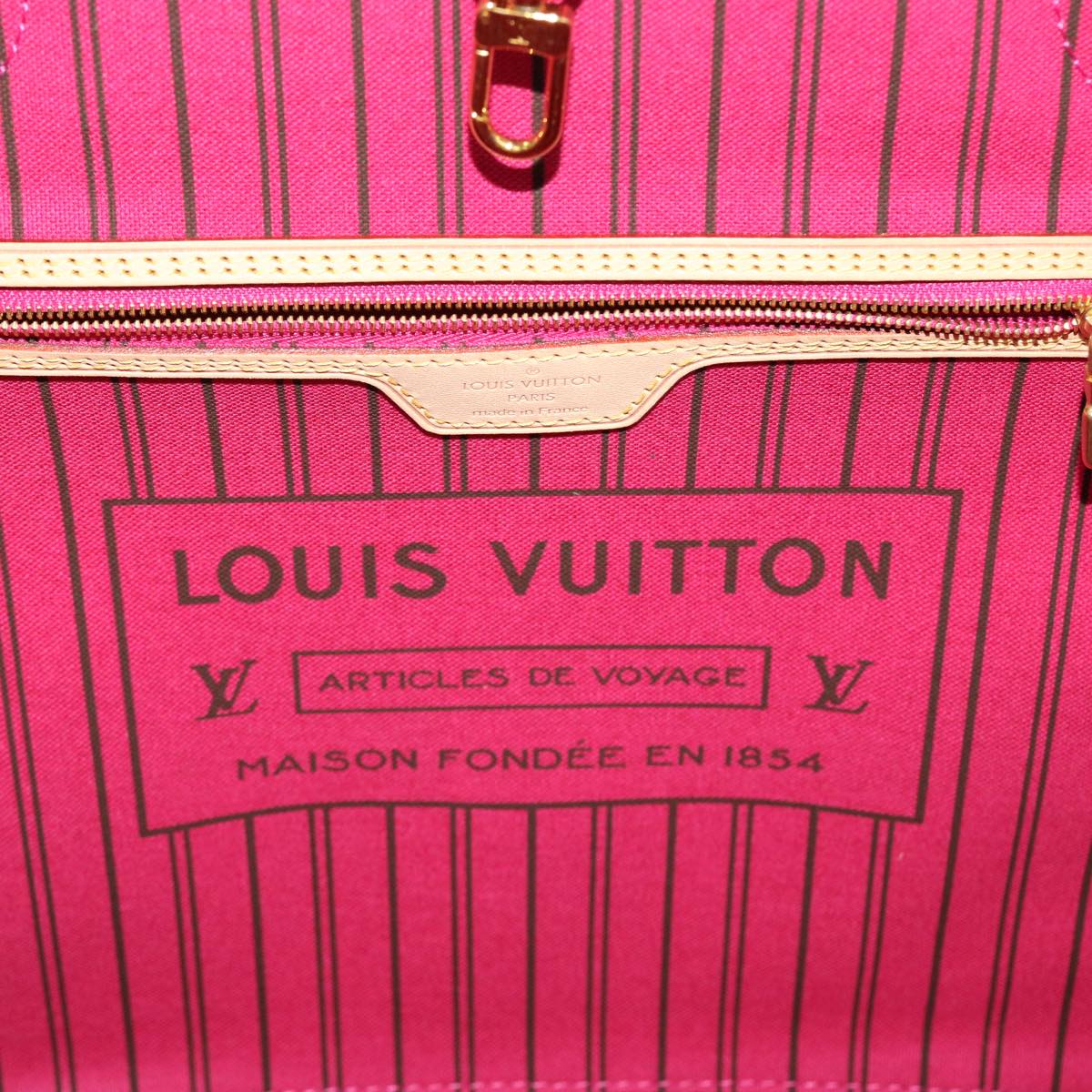 LOUIS VUITTON Monogram Neverfull MM Tote Bag M40156 LV Auth 41153A