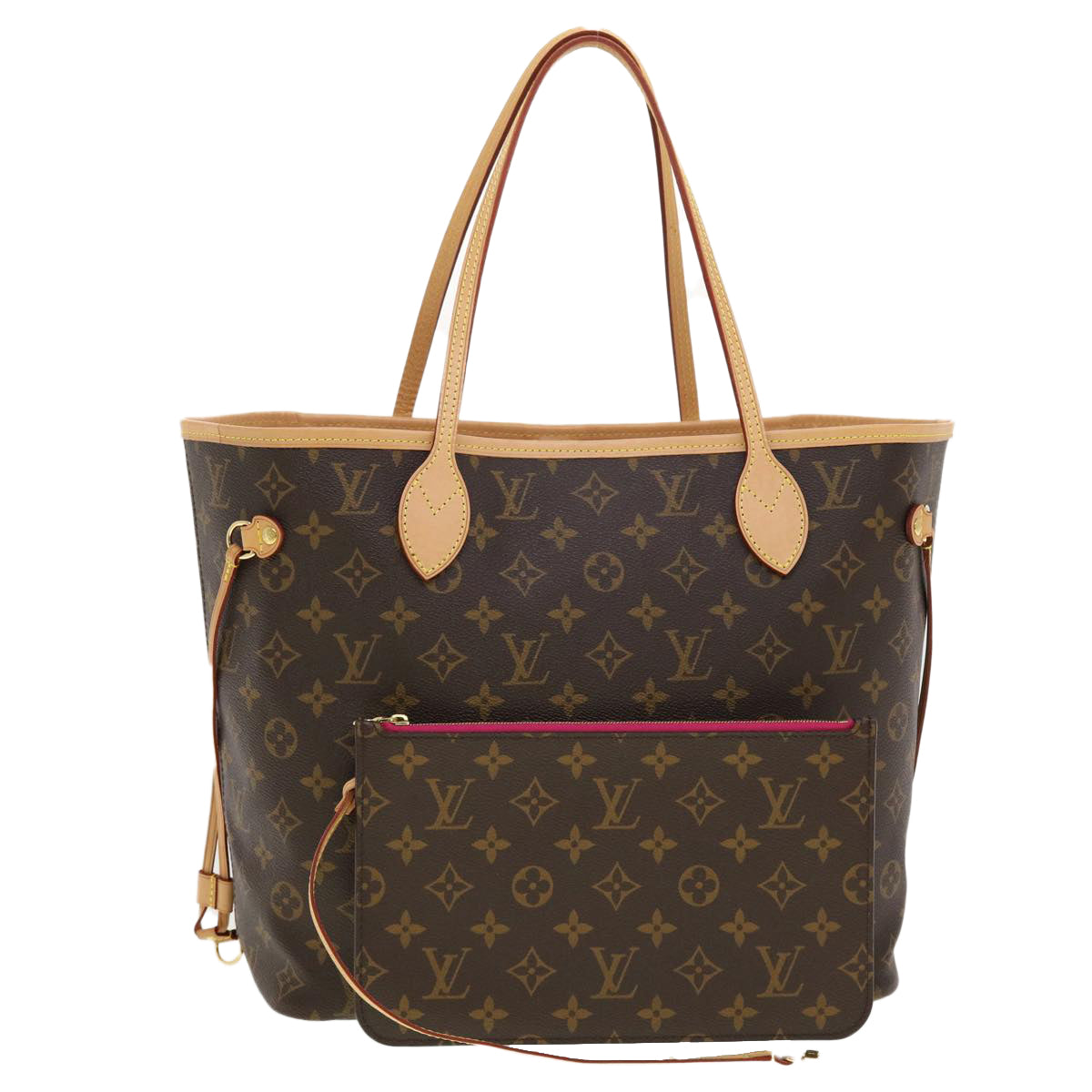 LOUIS VUITTON Monogram Neverfull MM Tote Bag M40156 LV Auth 41154A