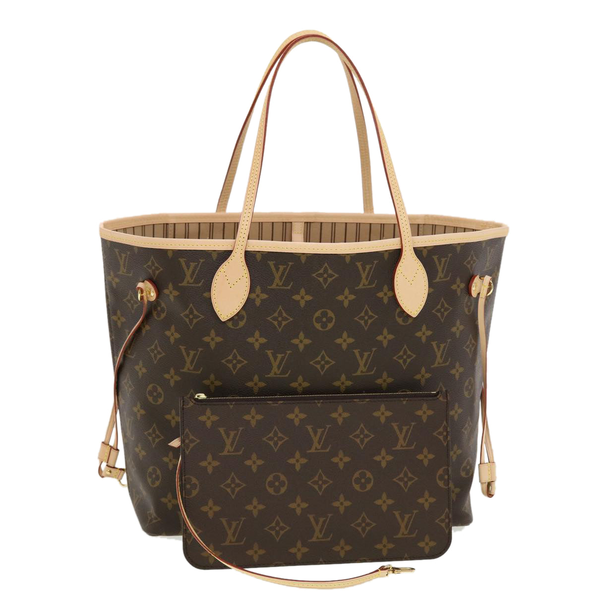 LOUIS VUITTON Monogram Neverfull MM Tote Bag M40156 LV Auth 41155A