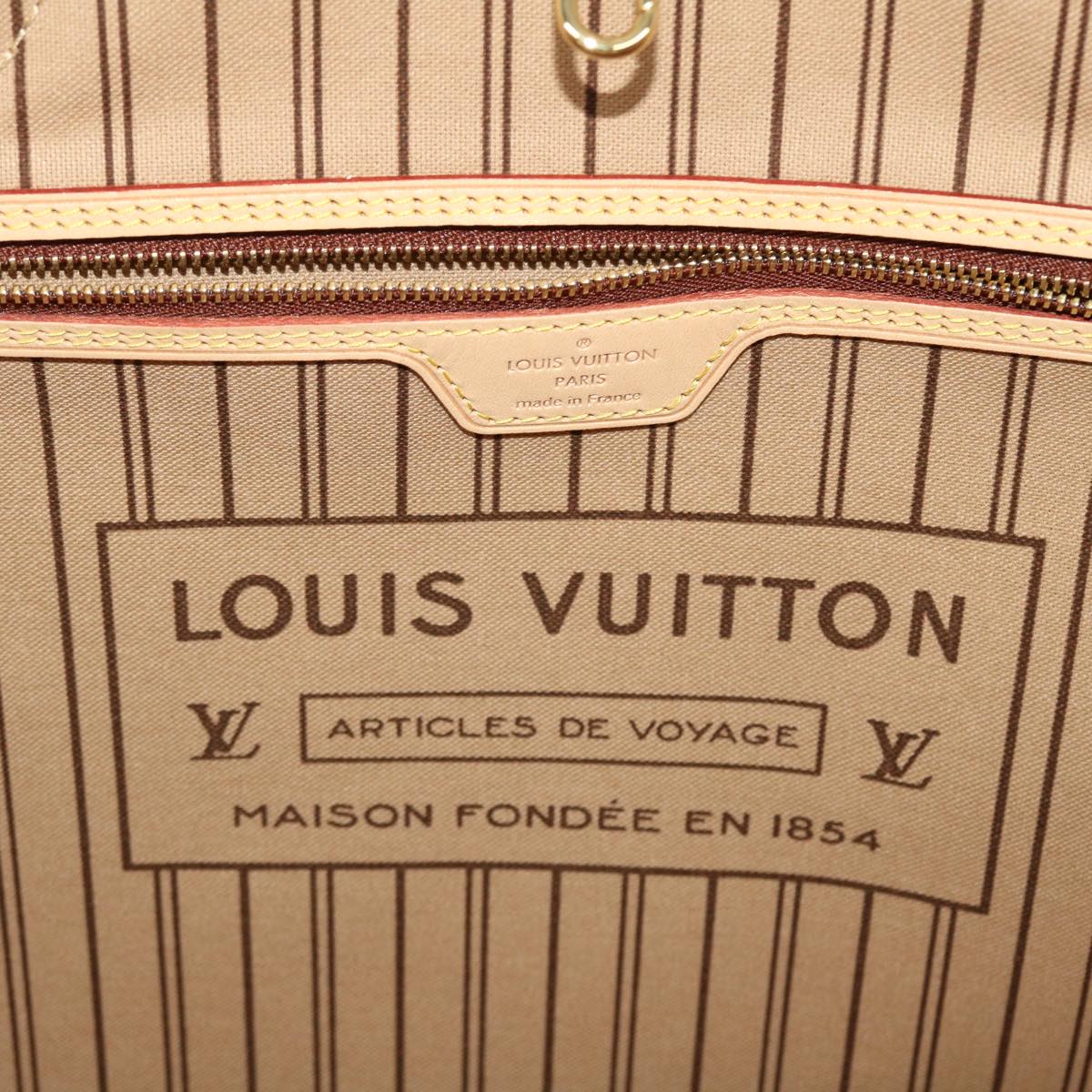 LOUIS VUITTON Monogram Neverfull MM Tote Bag M40156 LV Auth 41155A