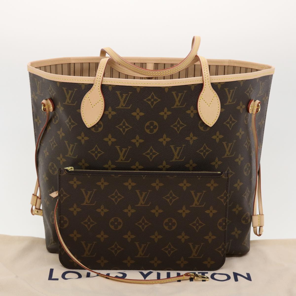 LOUIS VUITTON Monogram Neverfull MM Tote Bag M40156 LV Auth 41155A