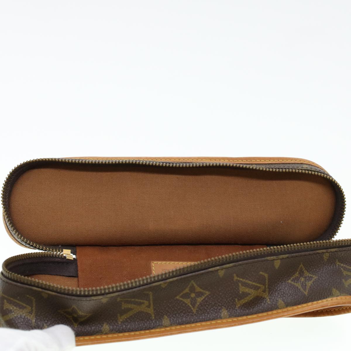 LOUIS VUITTON Monogram Tennis Ball Case LV Auth 41159