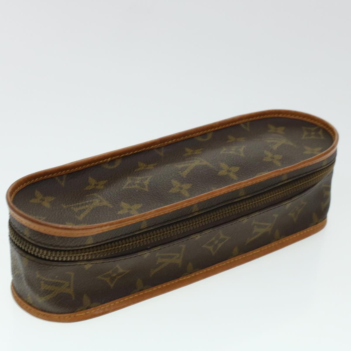 LOUIS VUITTON Monogram Tennis Ball Case LV Auth 41159