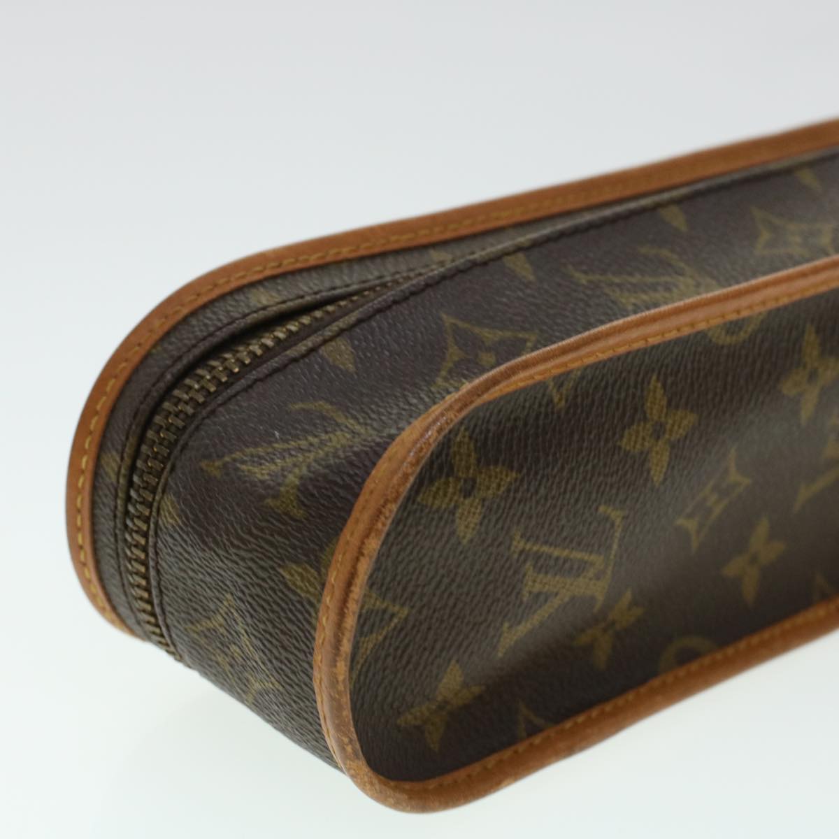 LOUIS VUITTON Monogram Tennis Ball Case LV Auth 41159