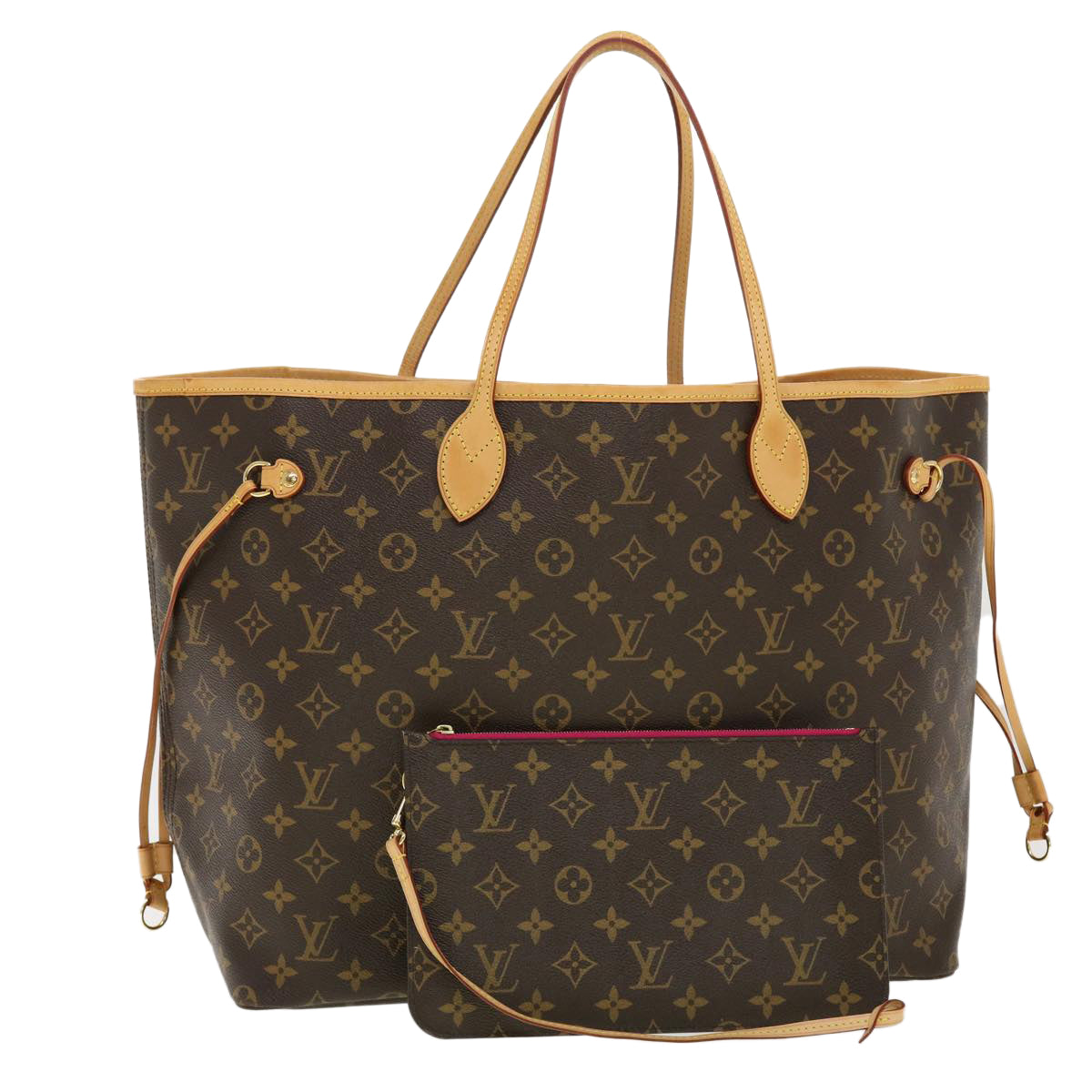 LOUIS VUITTON Monogram Neverfull GM Tote Bag M40157 LV Auth 41161A