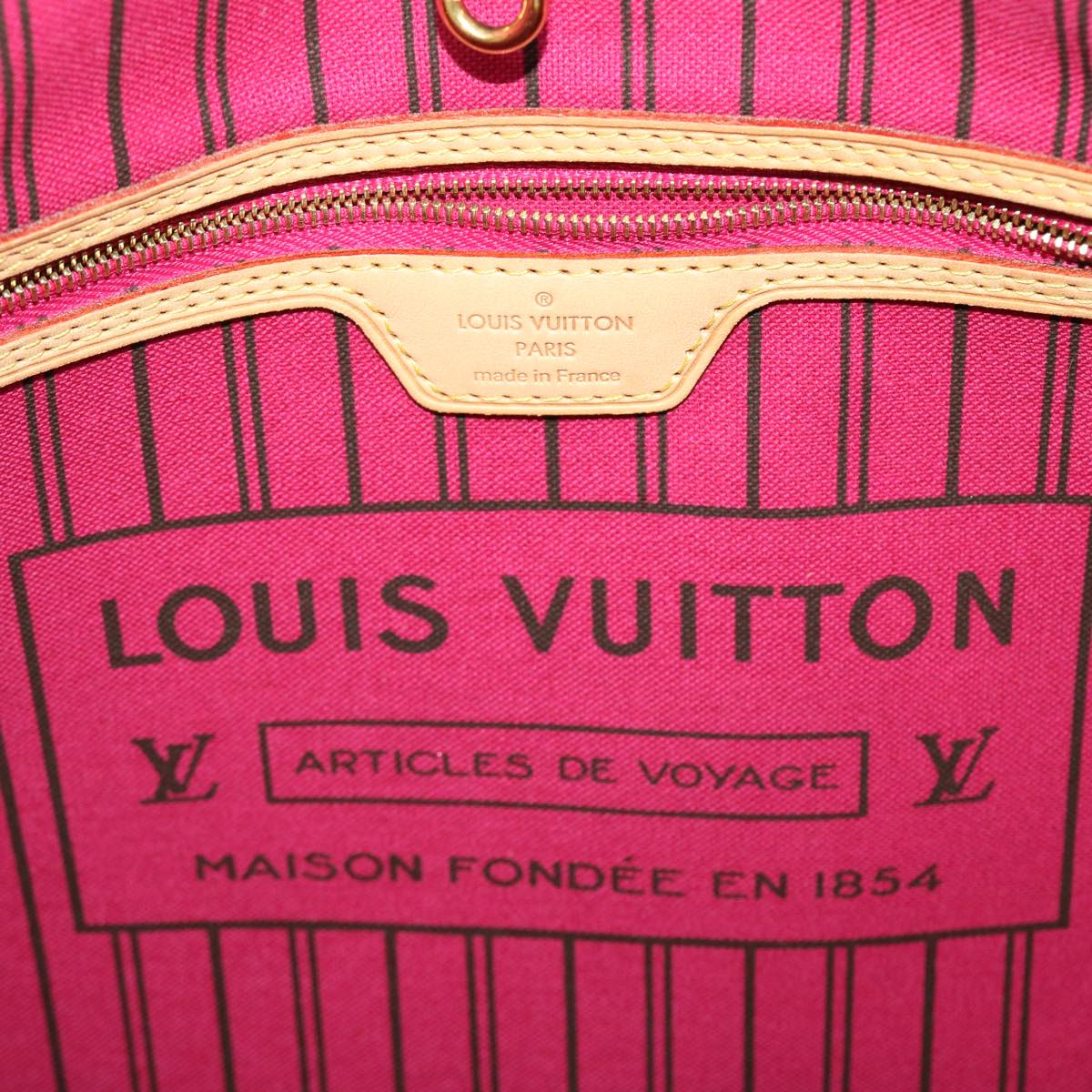 LOUIS VUITTON Monogram Neverfull GM Tote Bag M40157 LV Auth 41161A