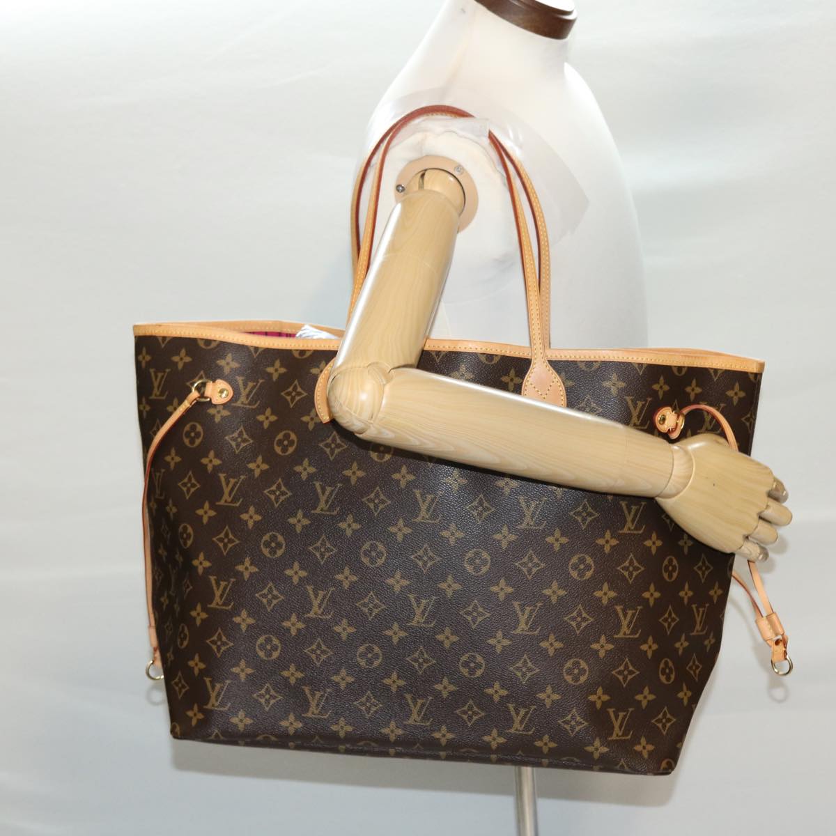 LOUIS VUITTON Monogram Neverfull GM Tote Bag M40157 LV Auth 41161A