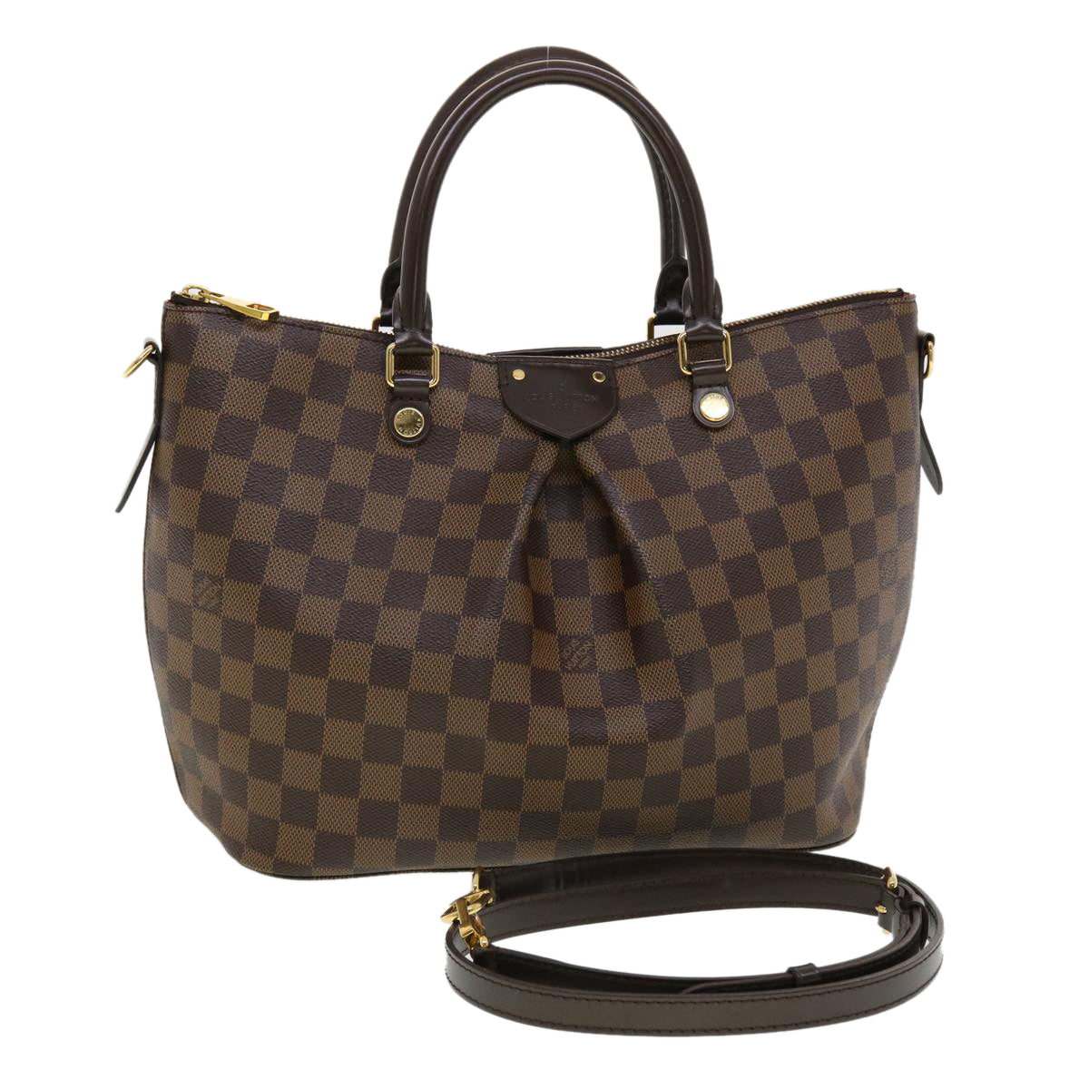 LOUIS VUITTON Damier Ebene Sienna PM Shoulder Bag N41545 LV Auth 41166A