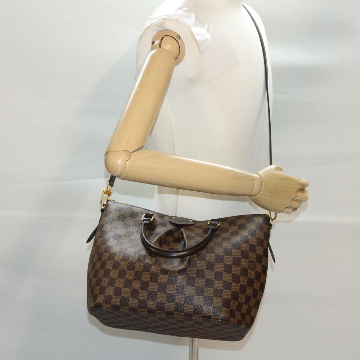 LOUIS VUITTON Damier Ebene Sienna PM Shoulder Bag N41545 LV Auth 41166A