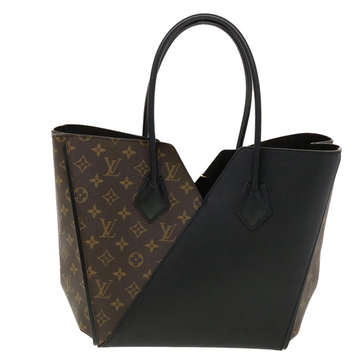 LOUIS VUITTON Monogram Kimono MM Tote Bag Black M40460 LV Auth 41167 - 0