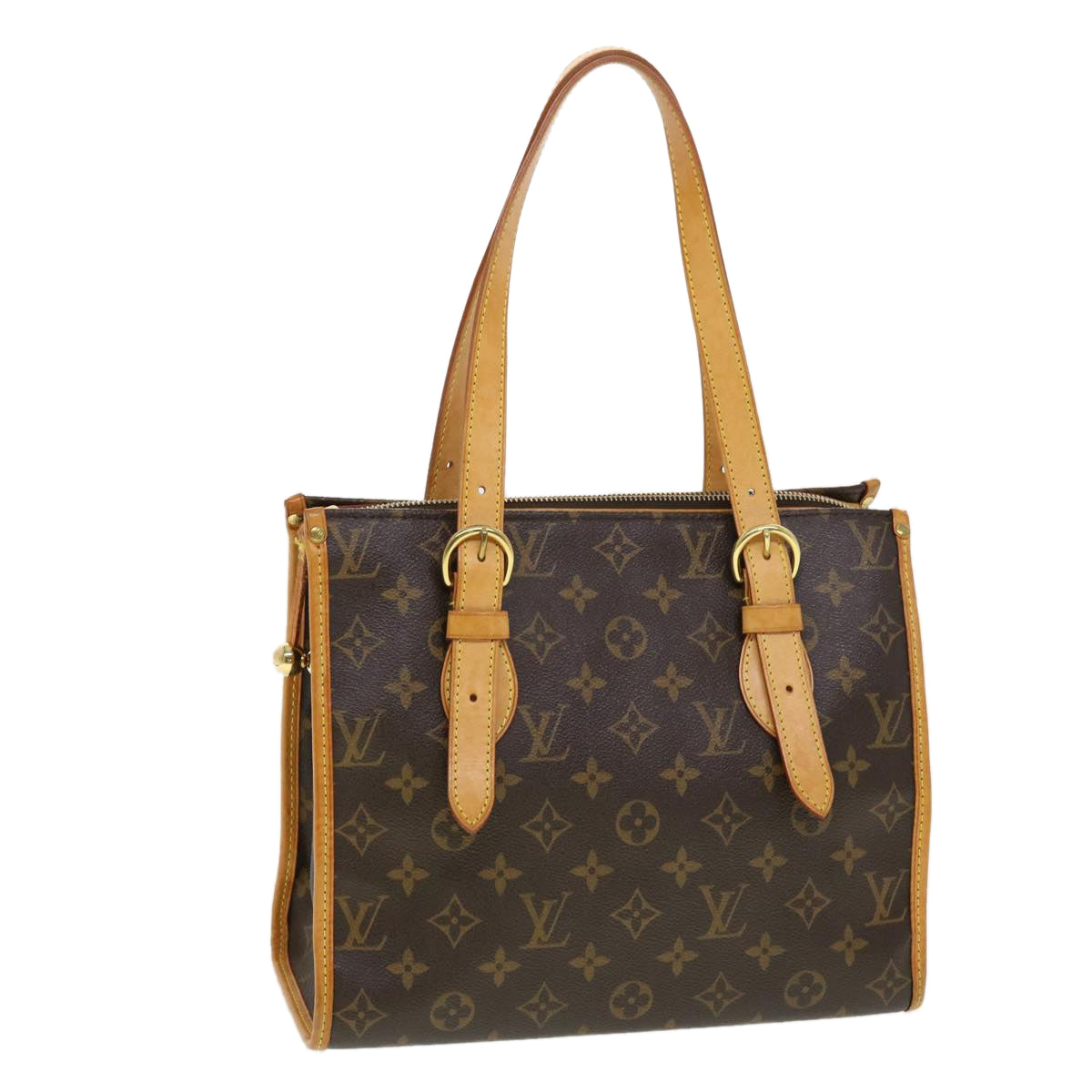 LOUIS VUITTON Monogram Popincourt Haut Tote Bag M40007 LV Auth 41172