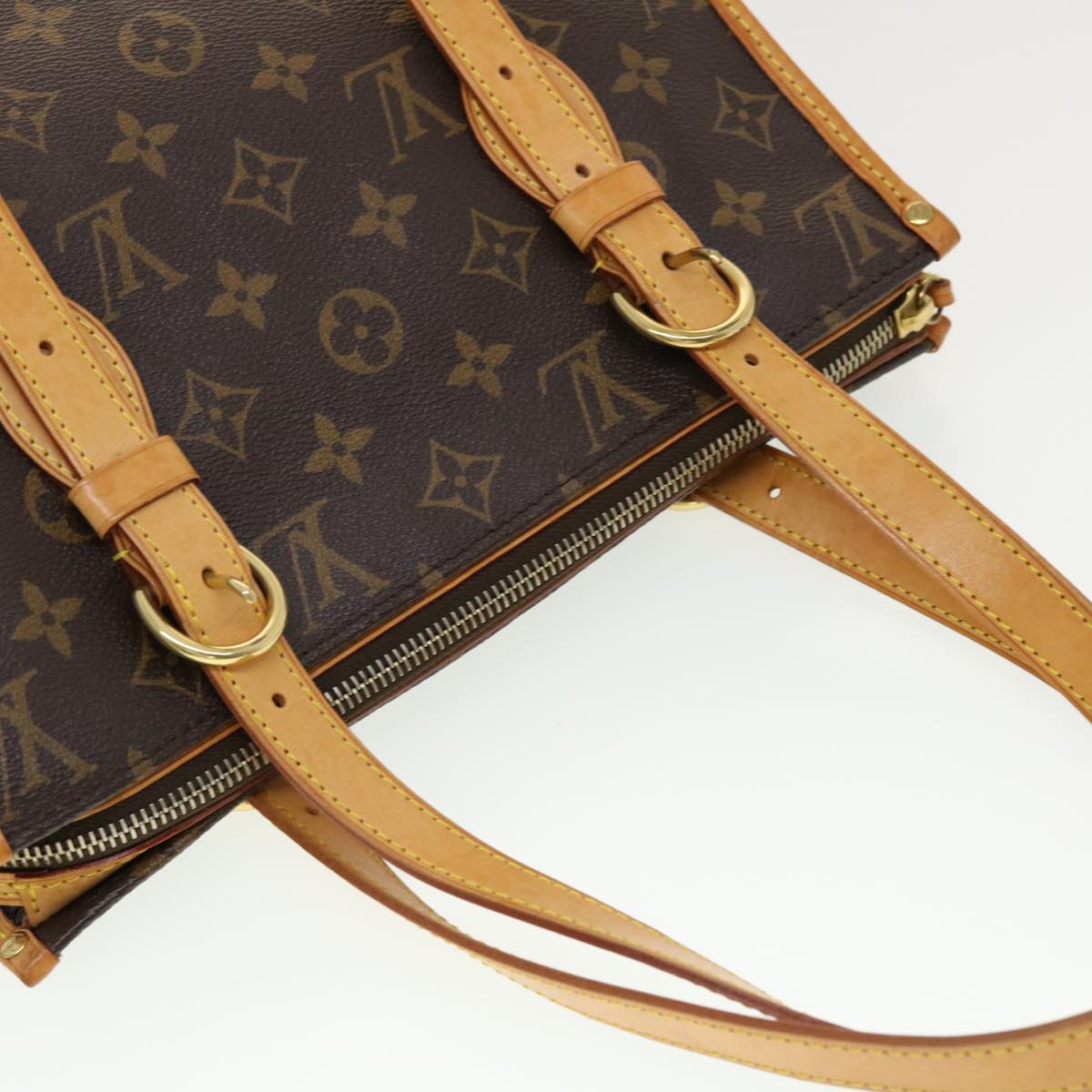 LOUIS VUITTON Monogram Popincourt Haut Tote Bag M40007 LV Auth 41172