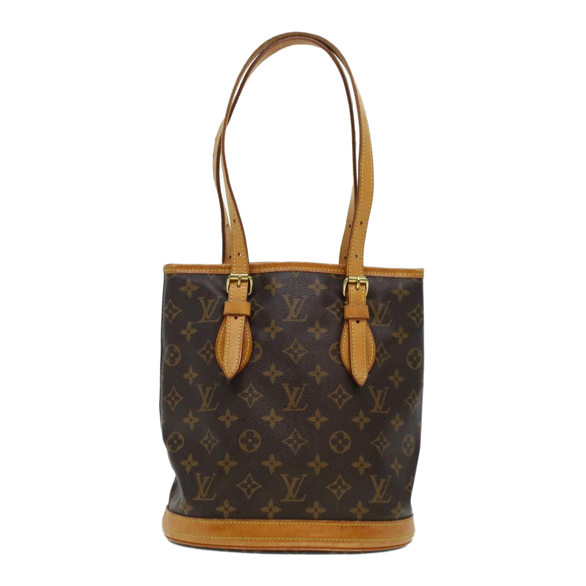 LOUIS VUITTON Monogram Bucket PM Shoulder Bag M42238 LV Auth 41207 - 0