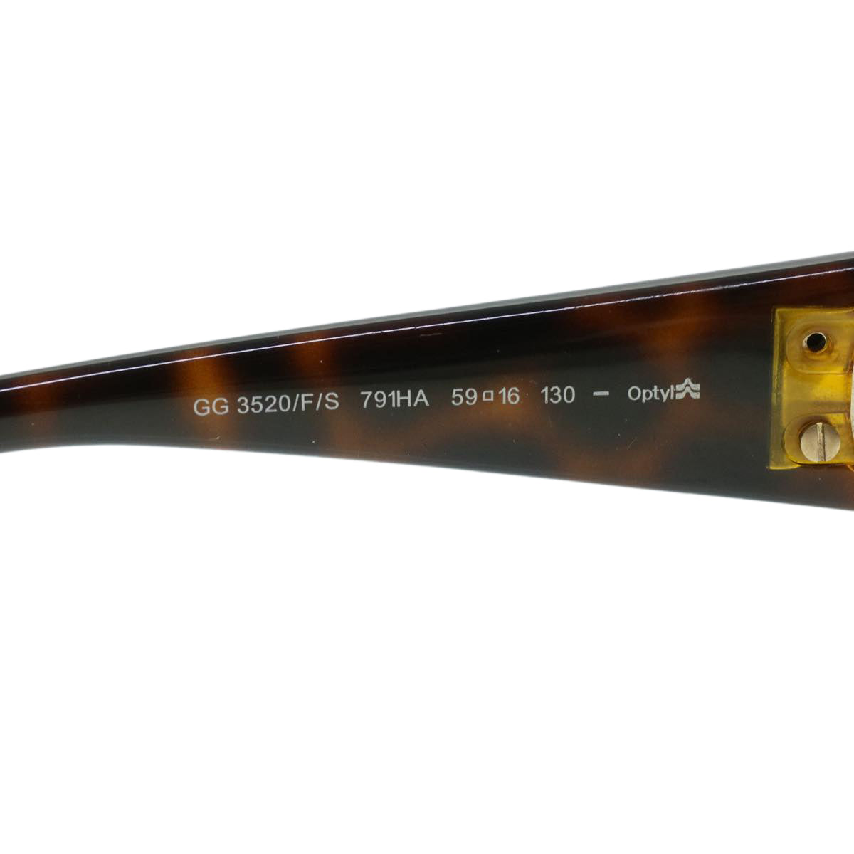 GUCCI Sunglasses Brown 3520/F/S Auth 41220